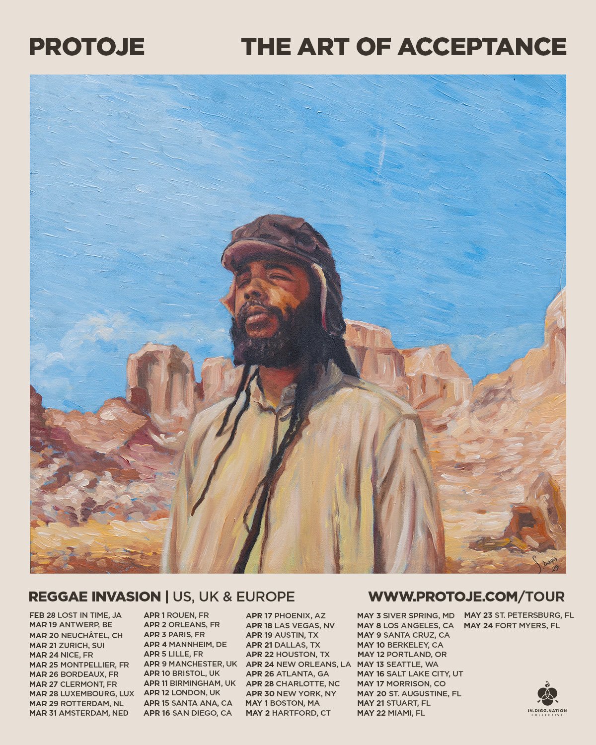 Find inspiration by going to one of Protoje’s upcoming shows