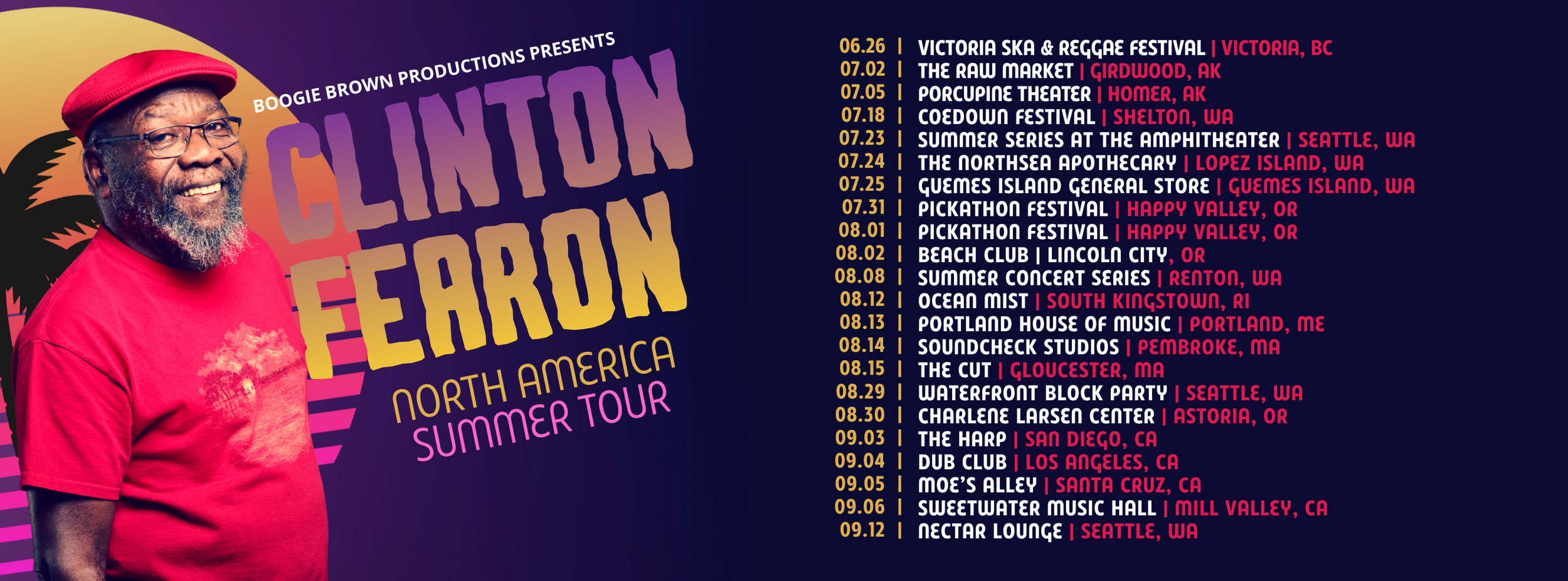 See reggae icon Clinton Fearon on tour this summer