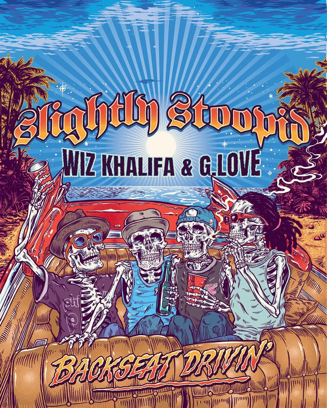 Slightly Stoopid has linked up with Wiz Khalifa and G. Love for their collaborative single, "Backseat Drivin’"