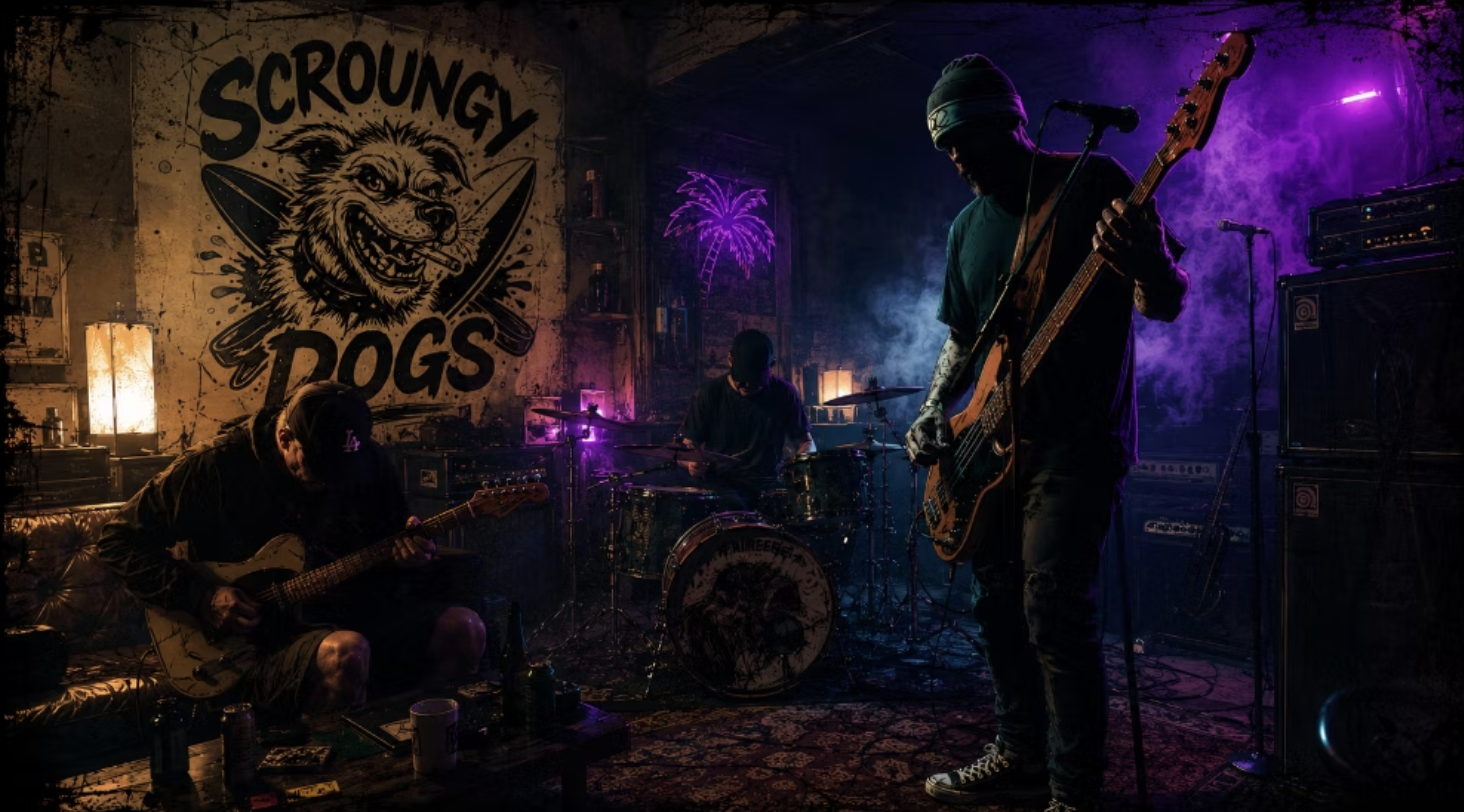 Meet Scroungy Dogs: LA's New Reggae-Rock Collective