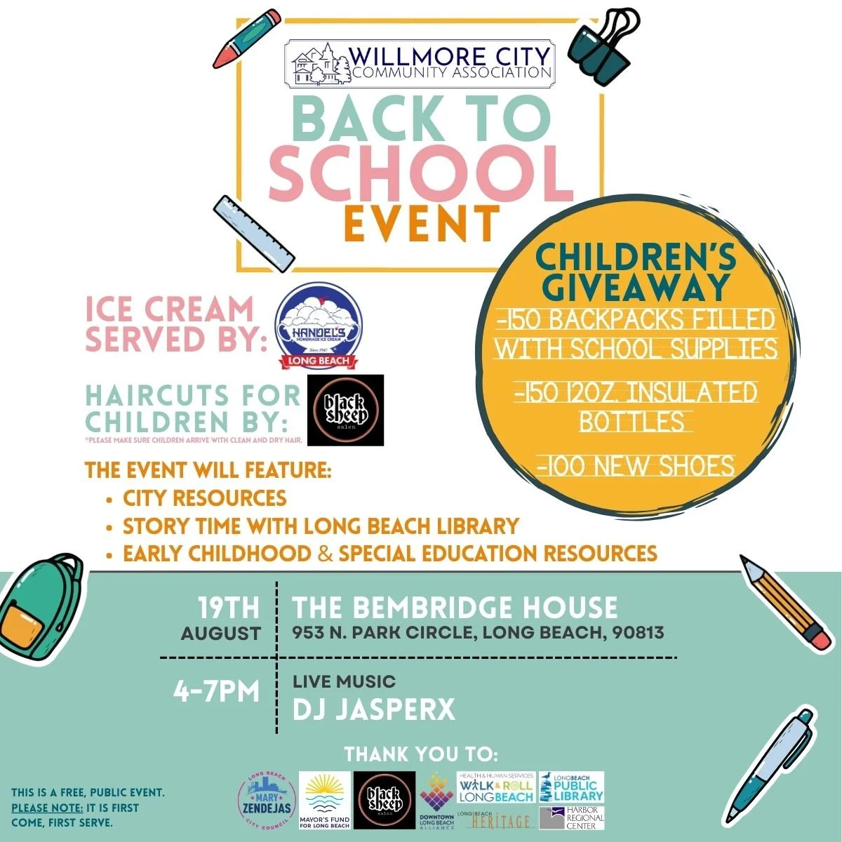 Back to School Event