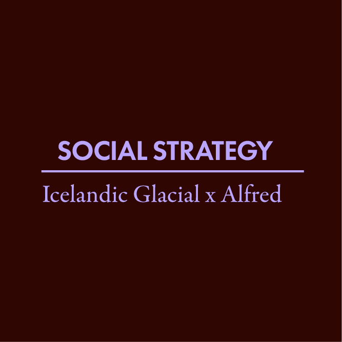 Social Strategy | Icelandic Glacial x Alfred