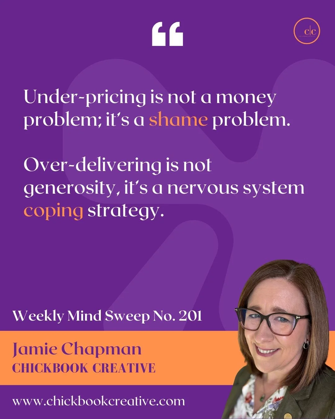 You don&rsquo;t need to shrink your price to be valuable. You don&rsquo;t need to build a 10-layer offer to be respected. You don&rsquo;t need to defend your work to make it digestible.

You need a pause.
You need awareness.
You need a strategy that 