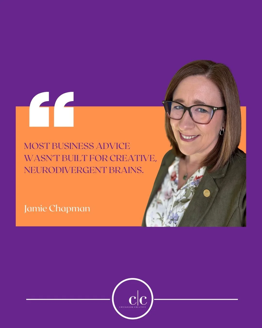Most business advice wasn&rsquo;t built for creative, neurodivergent brains.

It was built for speed.
For scale.
For people who can push, perform, and power through without burning out.

If you&rsquo;ve ever tried to follow the &ldquo;right&rdquo; st