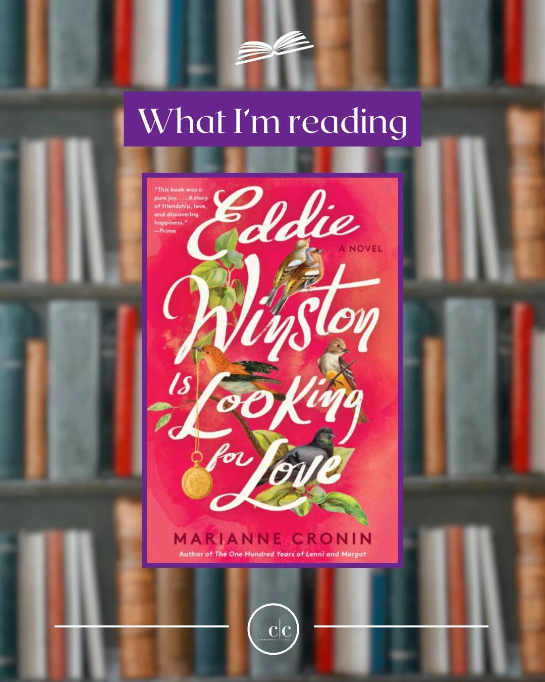 What I'm Reading: Eddie Winston is Looking for Love.

To know me is to know I have a sweet spot for the elderly. What a gift to live inside the brain of a 90 year old looking for his sweetheart. Bring the tissues.

Thank you, @lizheichelbech, of Crea