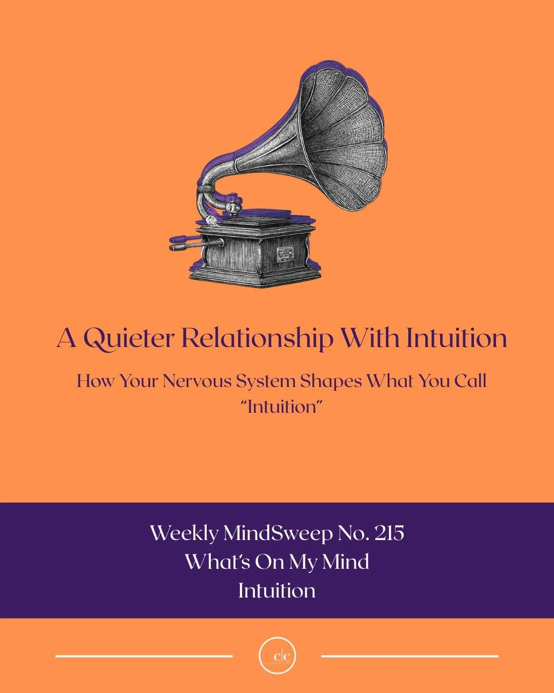 What if the voice you&rsquo;ve been calling &ldquo;intuition&rdquo; isn&rsquo;t intuition at all?

This month inside The Weekly MindSweep, I started noticing how different my inner knowing sounds when I&rsquo;m calm versus when I&rsquo;m stressed.

A