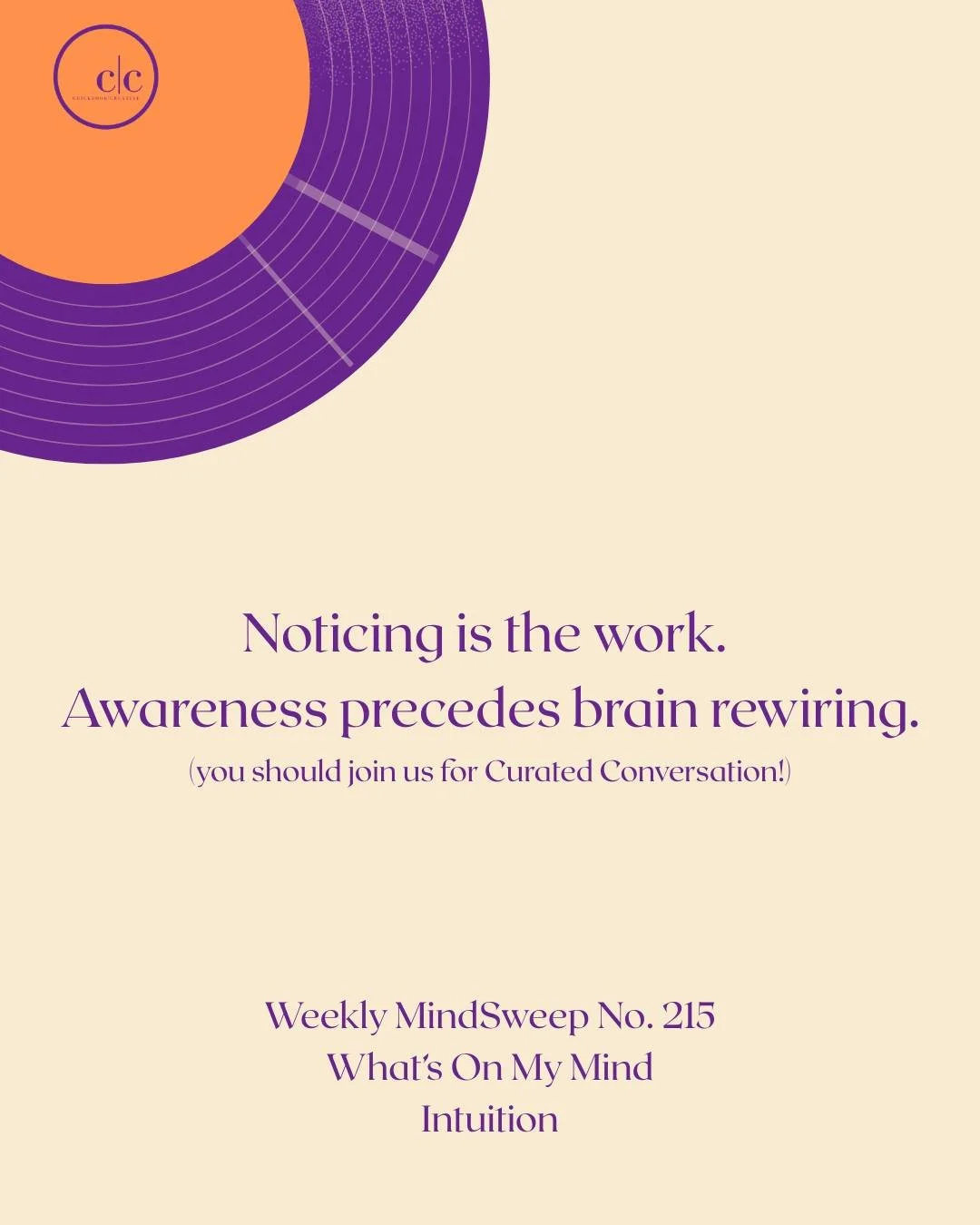 The Five Truths I&rsquo;m Carrying Forward | Our Month on Intuition

Here are the five main lessons I&rsquo;m taking with me after our conversations this month. Each one is a practical way to use intuition more effectively in entrepreneurship.

🧠 In