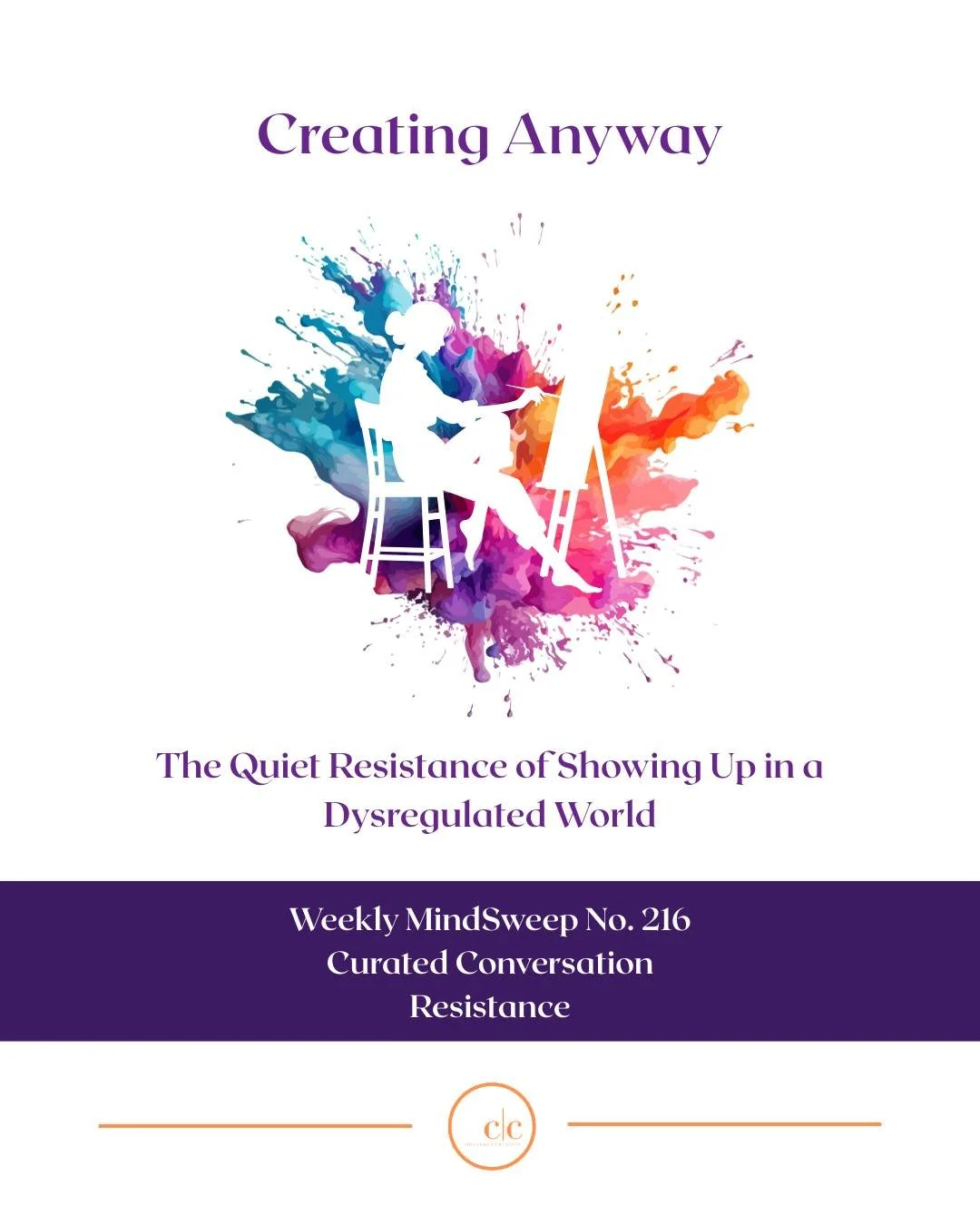 You&rsquo;re clear.
You&rsquo;re capable.
You&rsquo;ve done the work.

So why aren&rsquo;t you moving?

Tomorrow&rsquo;s Weekly MindSweep is about resistance. The collective quiet kind that creative entrepreneurs are feeling right now.

🧠 Not fear.
