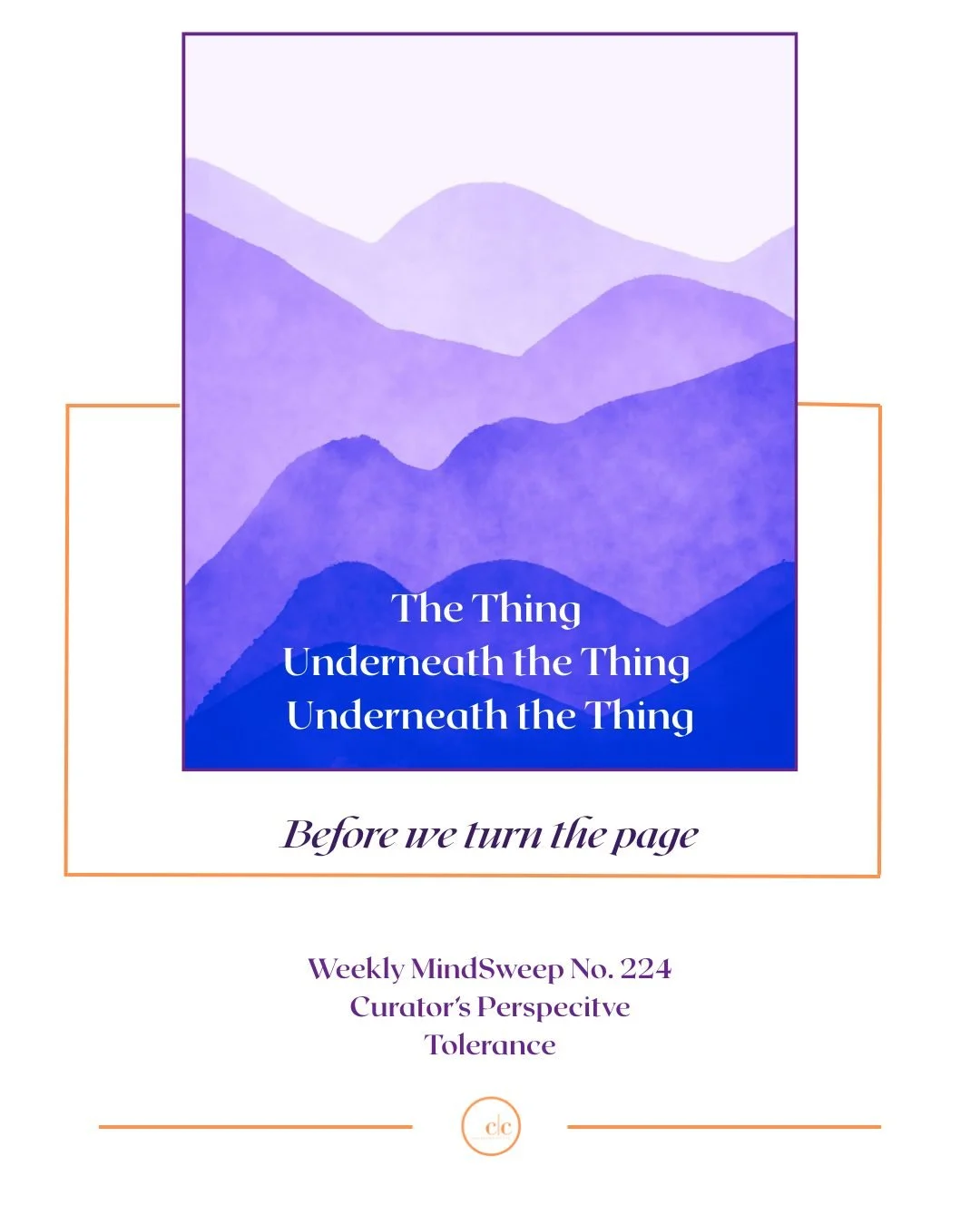 I was standing in my kitchen at 6:47 in the morning, staring at a three-sentence text I'd already written in my head at 3am.

I knew exactly what I wanted to say. I knew I wasn't wrong. And I still couldn't press send.

Tomorrow's Weekly MindSweep is