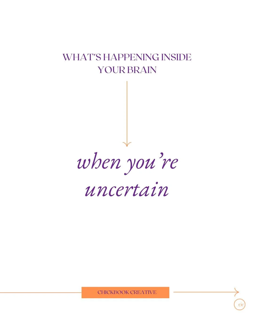 Ever feel like you should be handling uncertainty better than you are?

Here&rsquo;s what&rsquo;s really going on: your amygdala reacts in milliseconds. Cortisol quietly flows through your body. And the part of your brain that makes decisions, the on
