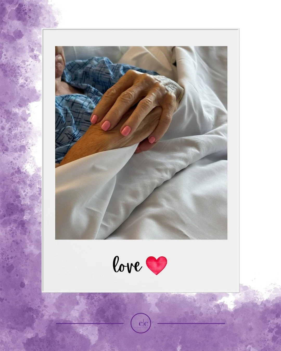 I want to tell you about my grandmother's hands.

Her hands are small, but they have held so much. Babies, grief, Sunday dinners, and a hundred ordinary mornings. Last week, I held one of those hands in a quiet room in Florida and said, "You can