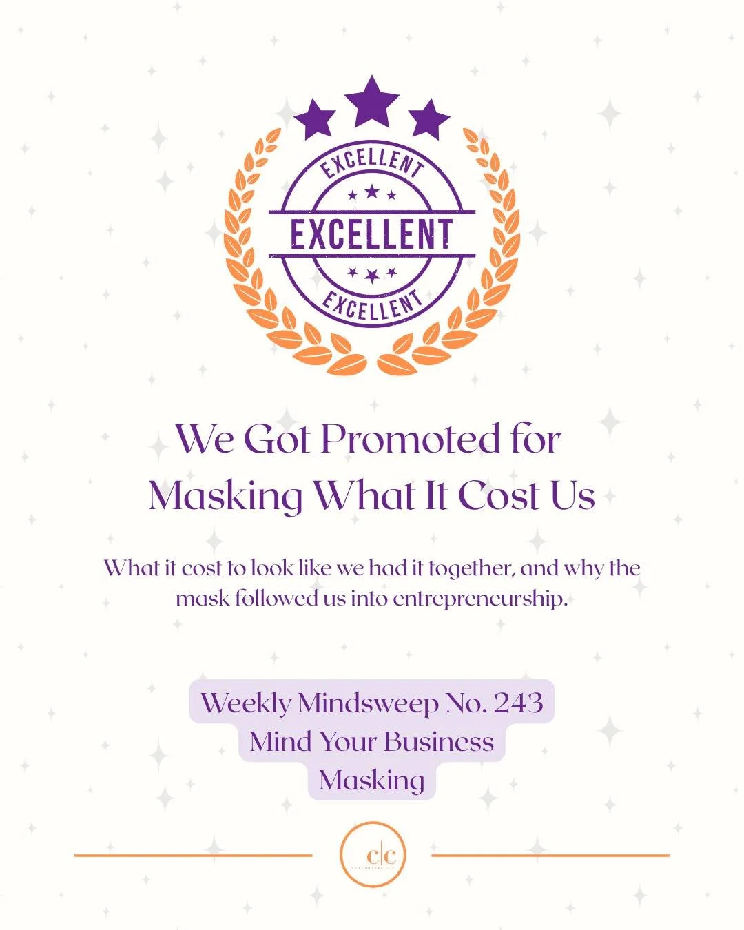 I got promoted for something that was quietly costing me everything.

Composed under pressure. Strong communication. Reliable follow-through. 

That's what my performance reviews said, year after year.

What they didn't say: what it actually took to 