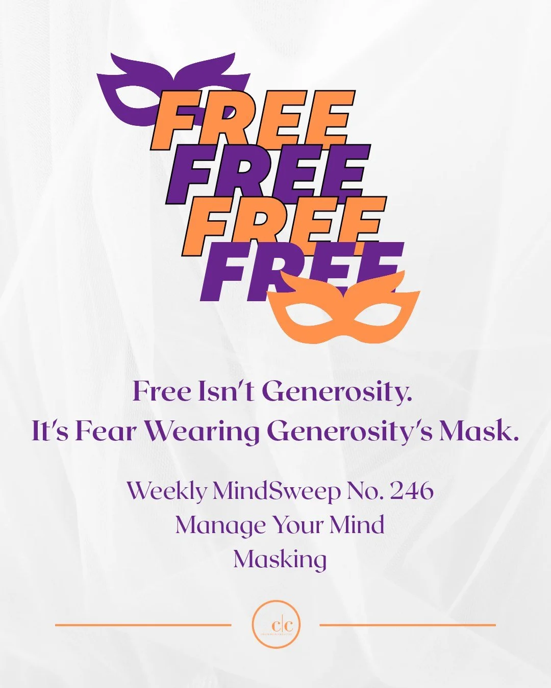 &ldquo;I&rsquo;ve been confusing connection with value.&rdquo;

Someone in our Curated Conversation community said that out loud this week, and the whole room went still. Because every one of us recognized it.

We give our work away for free and reac