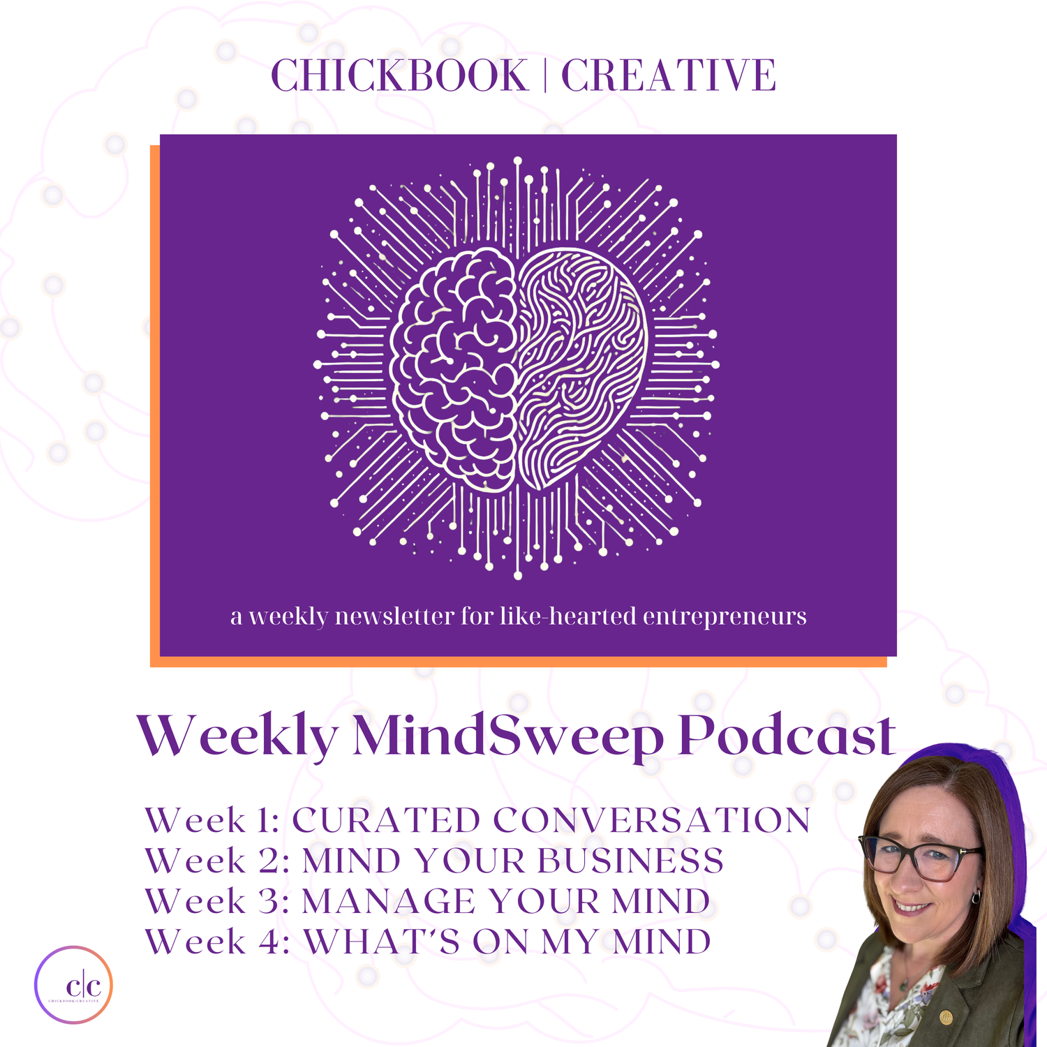 Chickbook Creative Weekly MindSweep Postcast