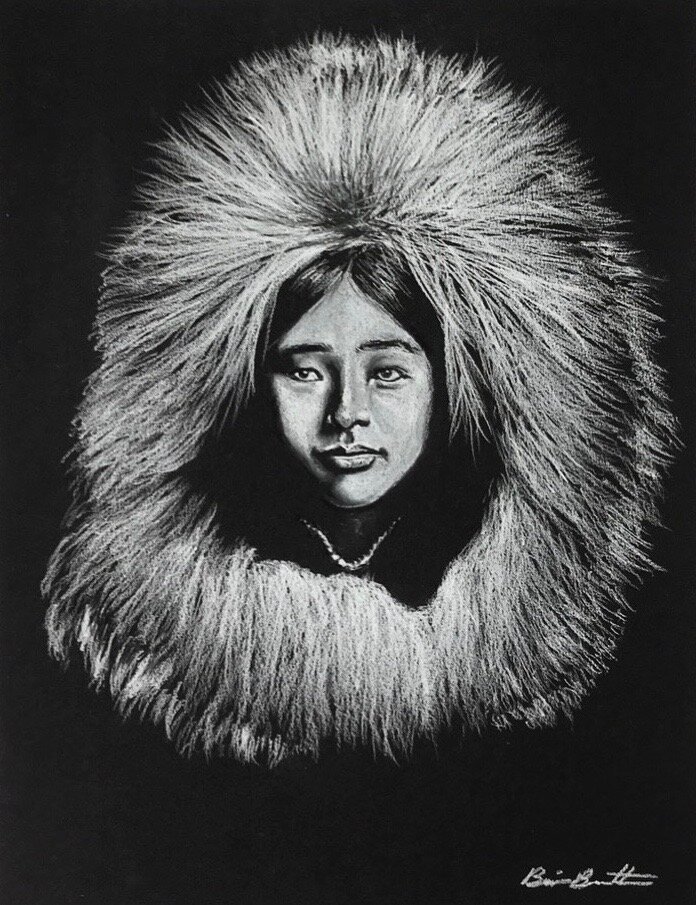 Native American Inuit Woman -- SOLD
