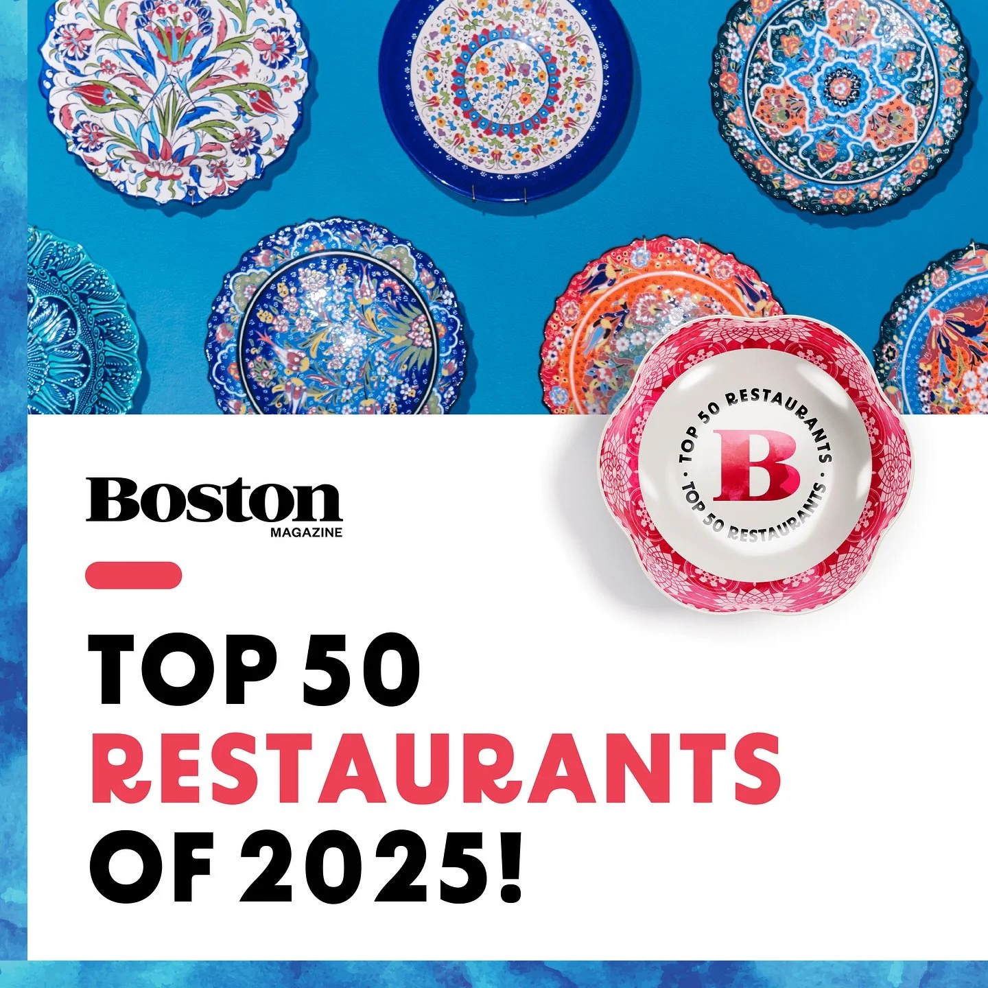Well, this was a nice Tuesday surprise. Thank you @bostonmagazine, our incredible team here at PCo, and all of you for your support after (almost) 13 years! Let's celebrate with dinner this week.