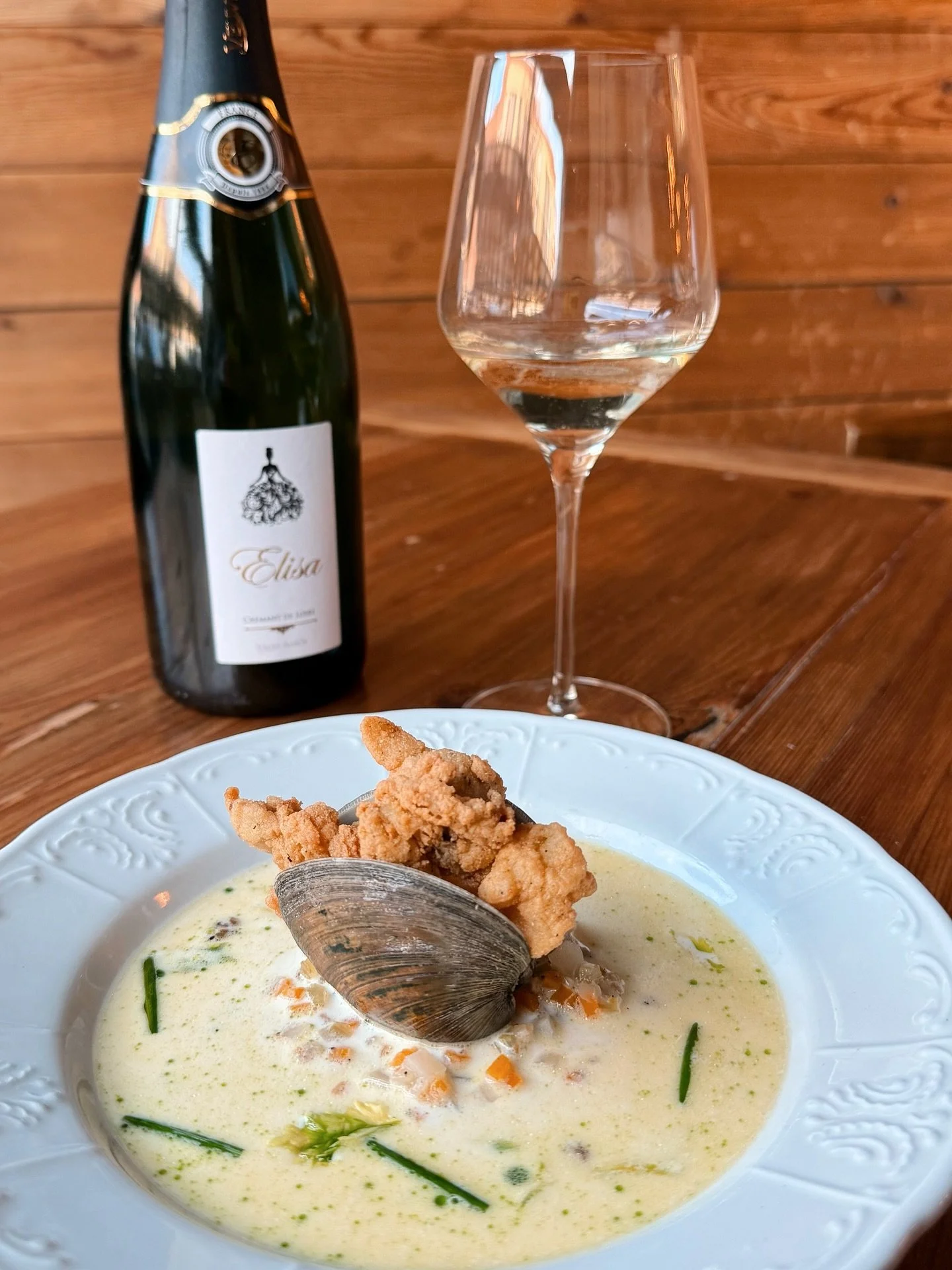 Up next on the tasting menu? Clam chowder, of course. Join us as we celebrate our 13th birthday, all the way to Thanksgiving, with our Greatest Hits tasting menu!