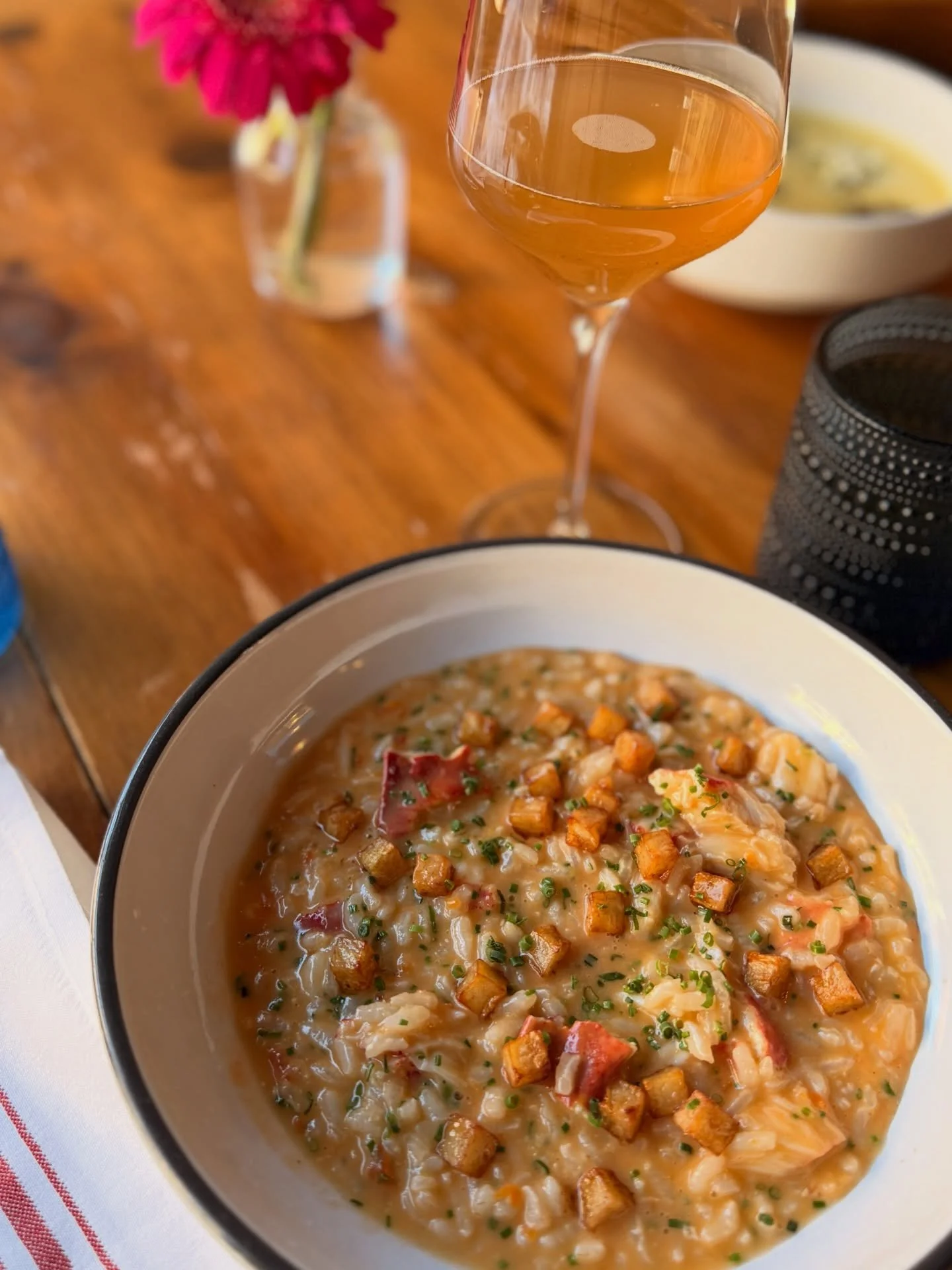 Two more days of @dineoutboston - what are you waiting for? Join us for dinner tonight and dive into this lobster risotto.