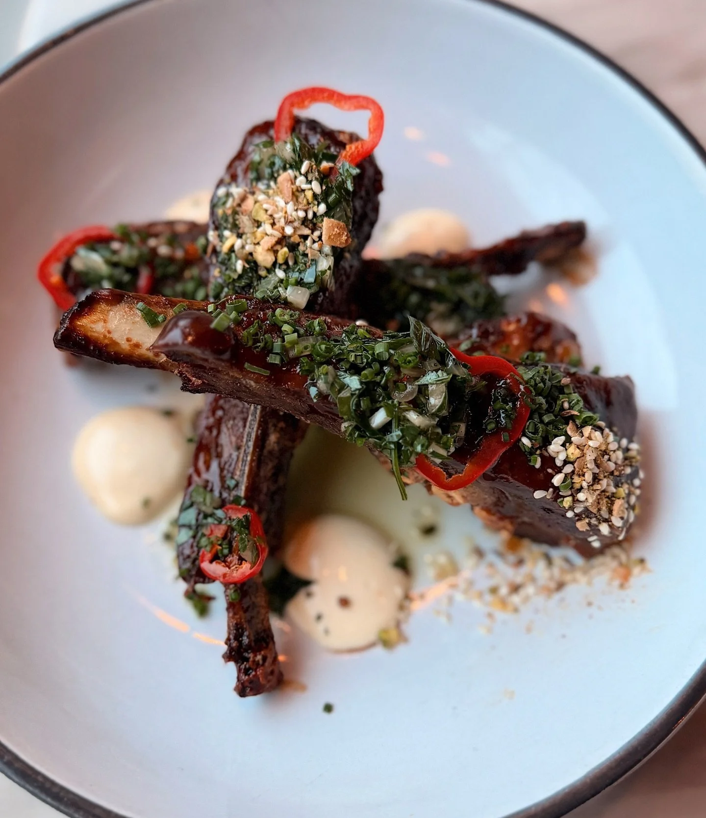 Welcome back, moxie-glazed lamb ribs. We sure did miss you. 😍