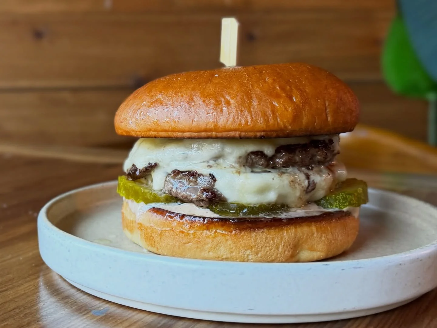 Don't forget, this burger is available every night at the bar, for takeout, and at @puritanoyster!
