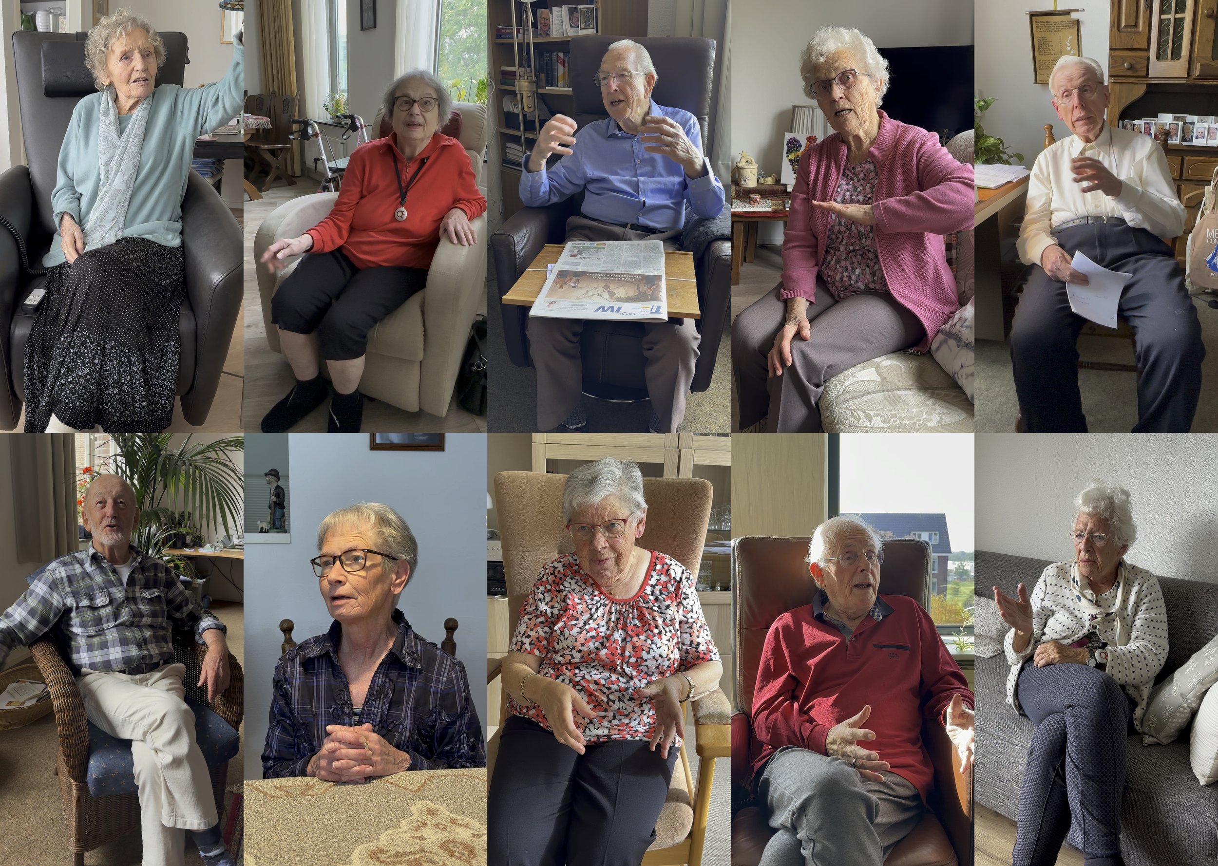  Participants from Park Zuiderhout, stills from videos 