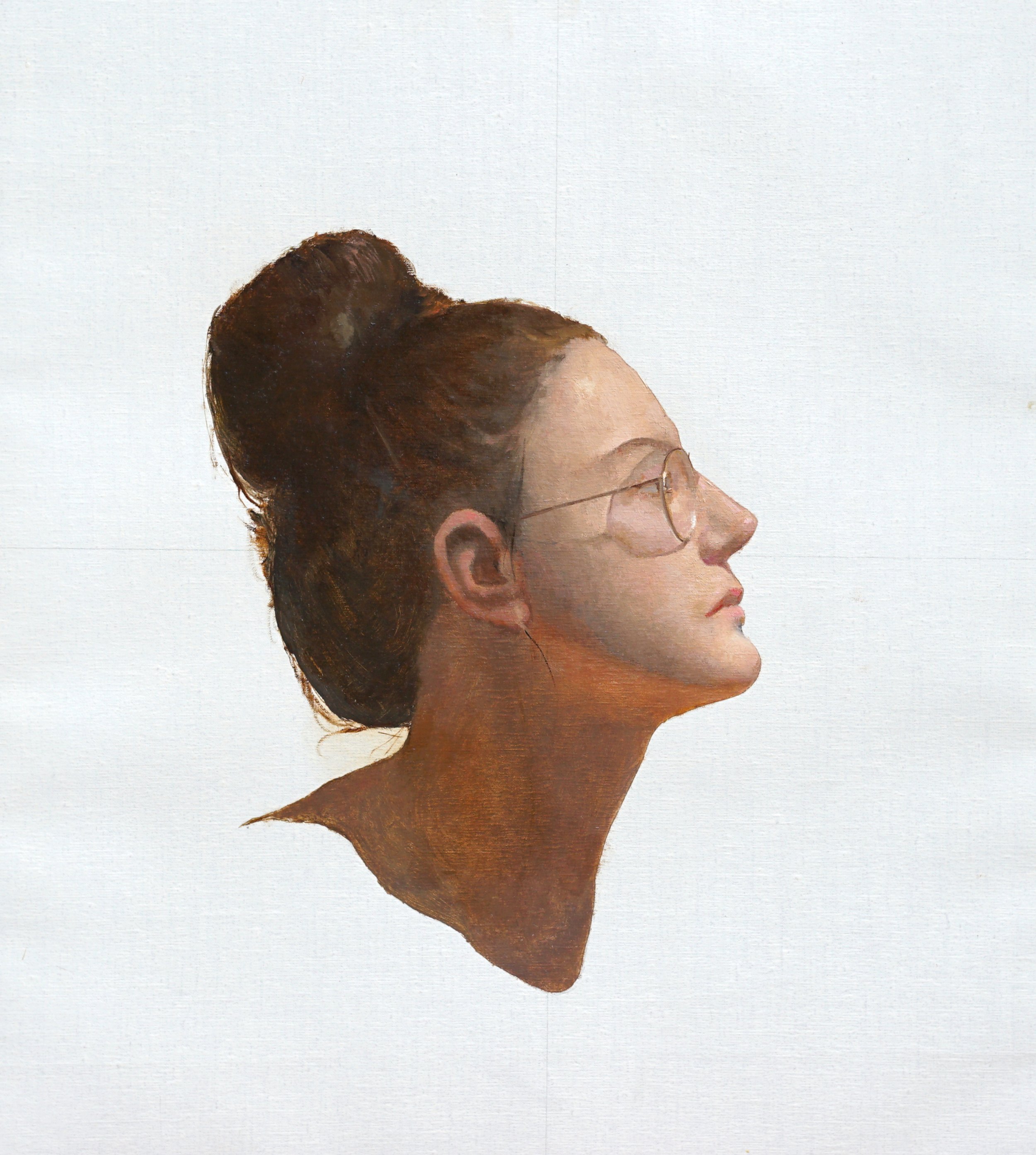 Angel, Oil on linen, 18 x 16 in, 2022
