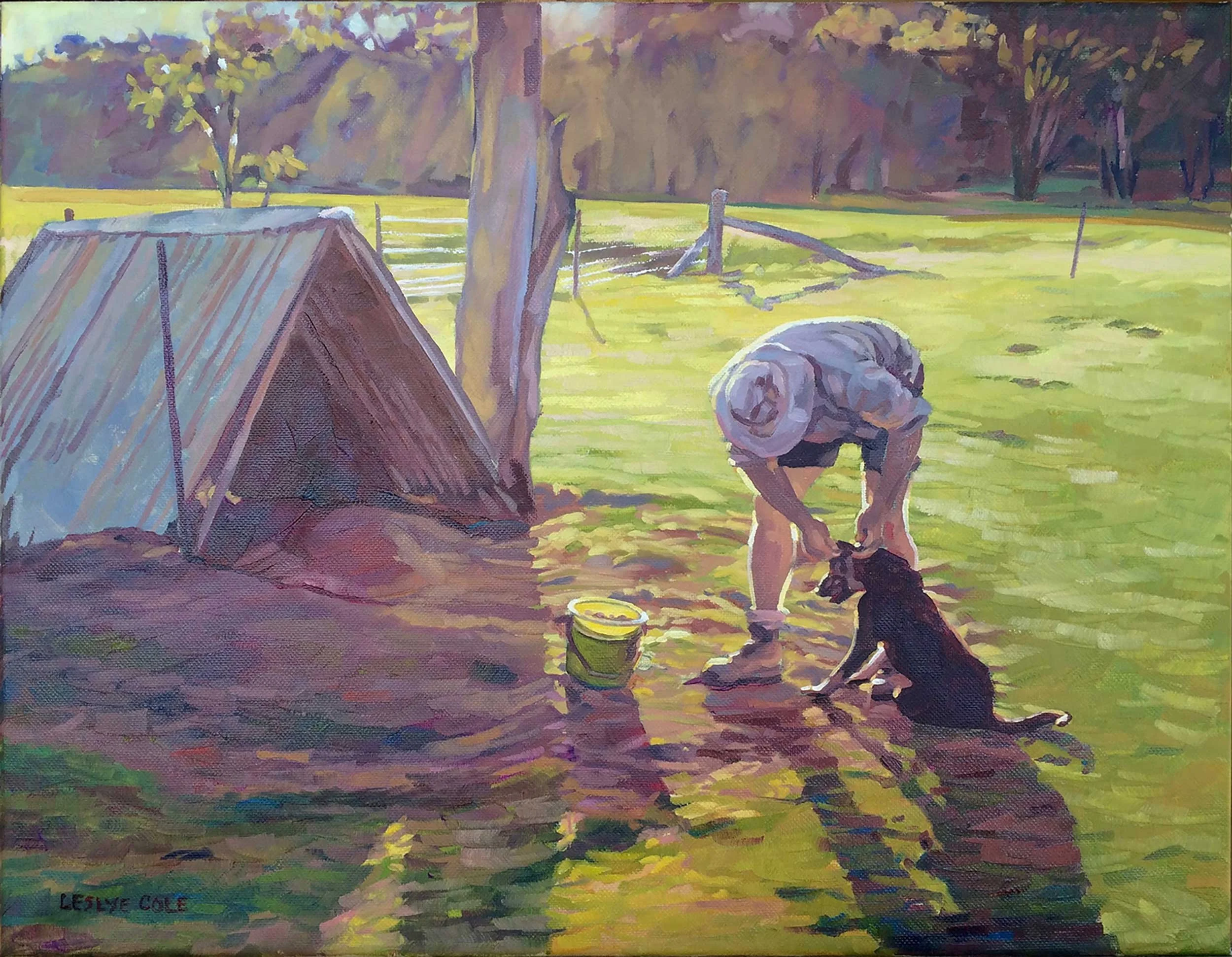 Farmer's Best Worker. Oil on canvas.