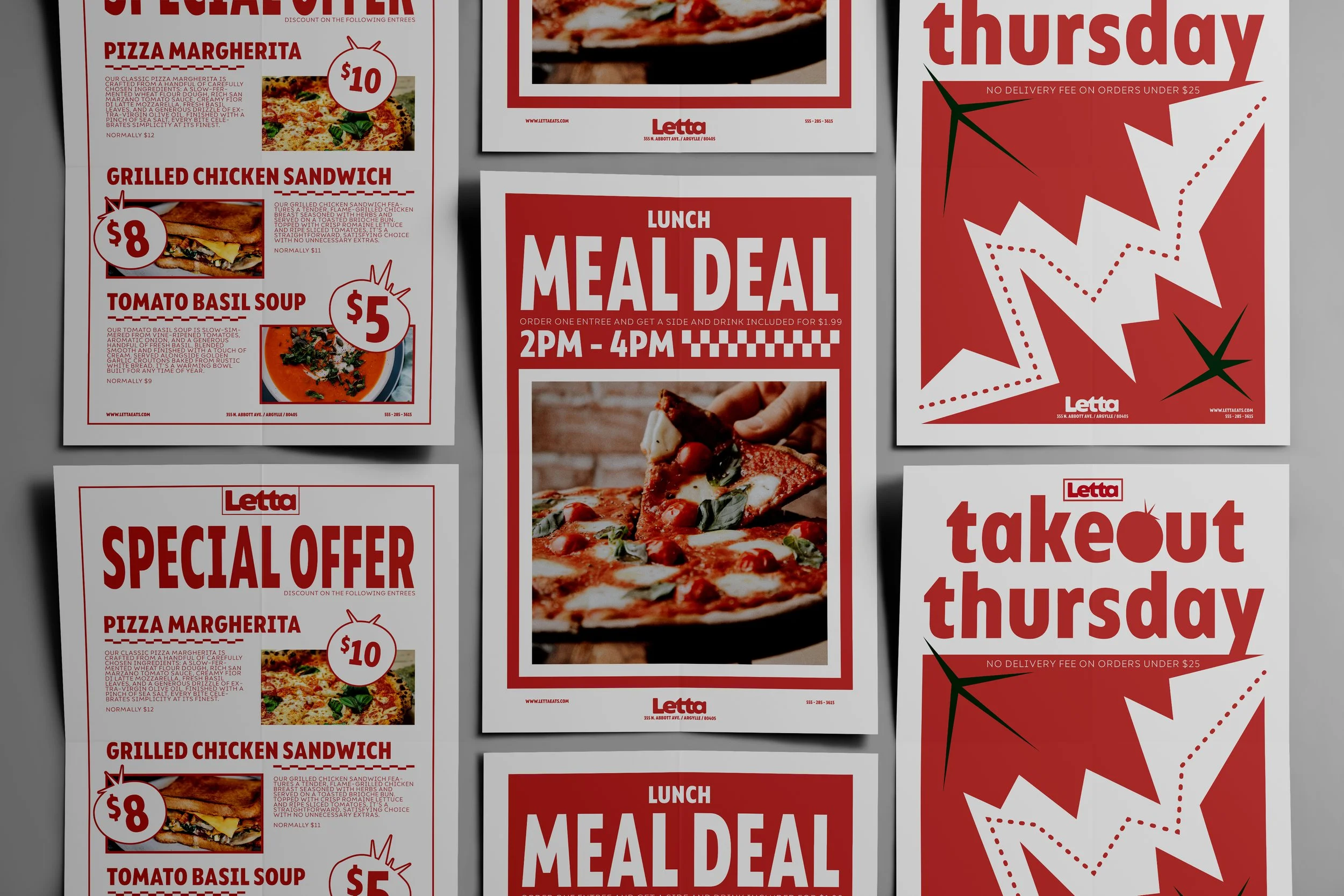 Special offer leaflets
