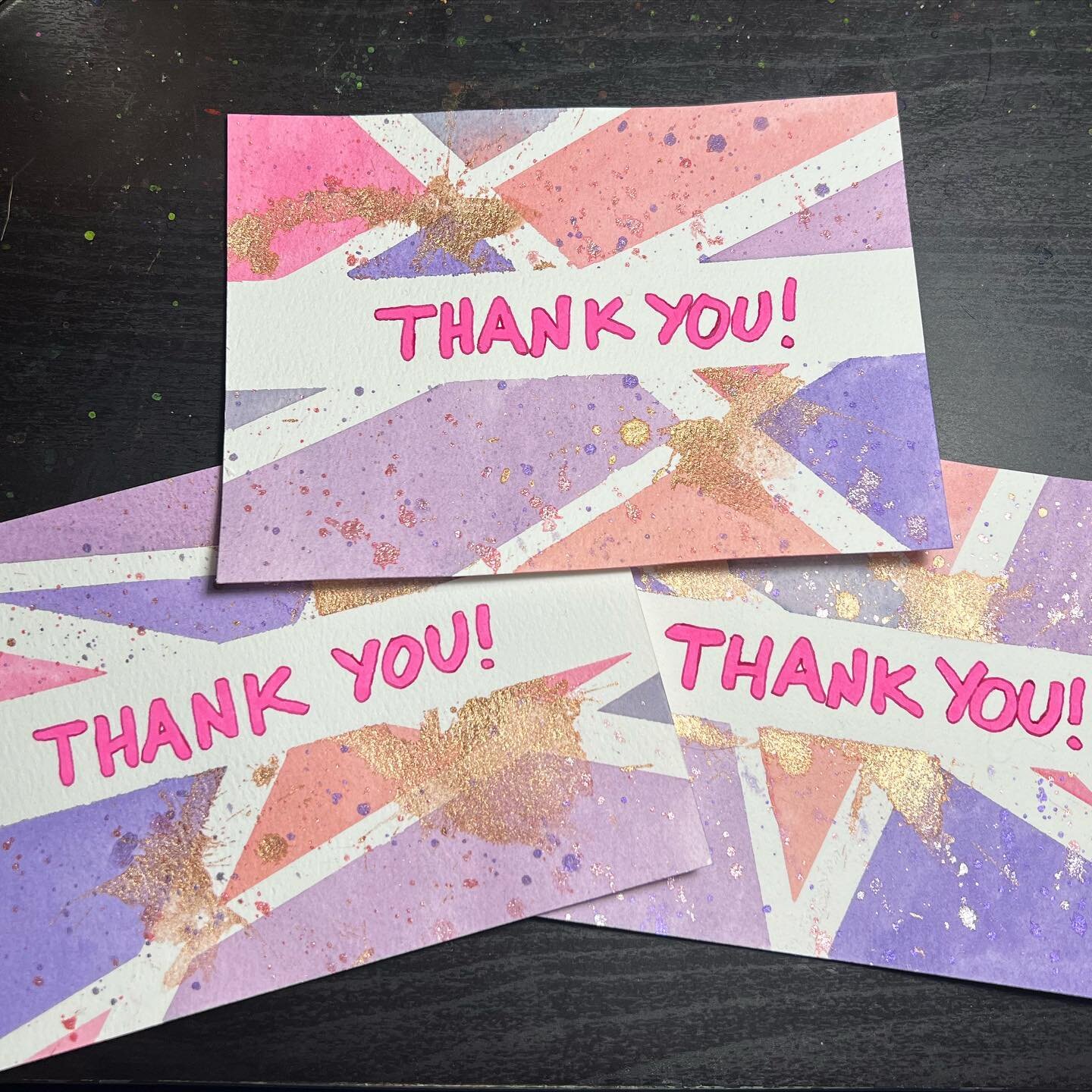 Moving means plenty of thank you cards! 

#watercolor #thankyoucards #handmade #handmadecards #mixedmedia #nikkicawleyart  #art #abstract #abstractwatercolor #abstractpainting