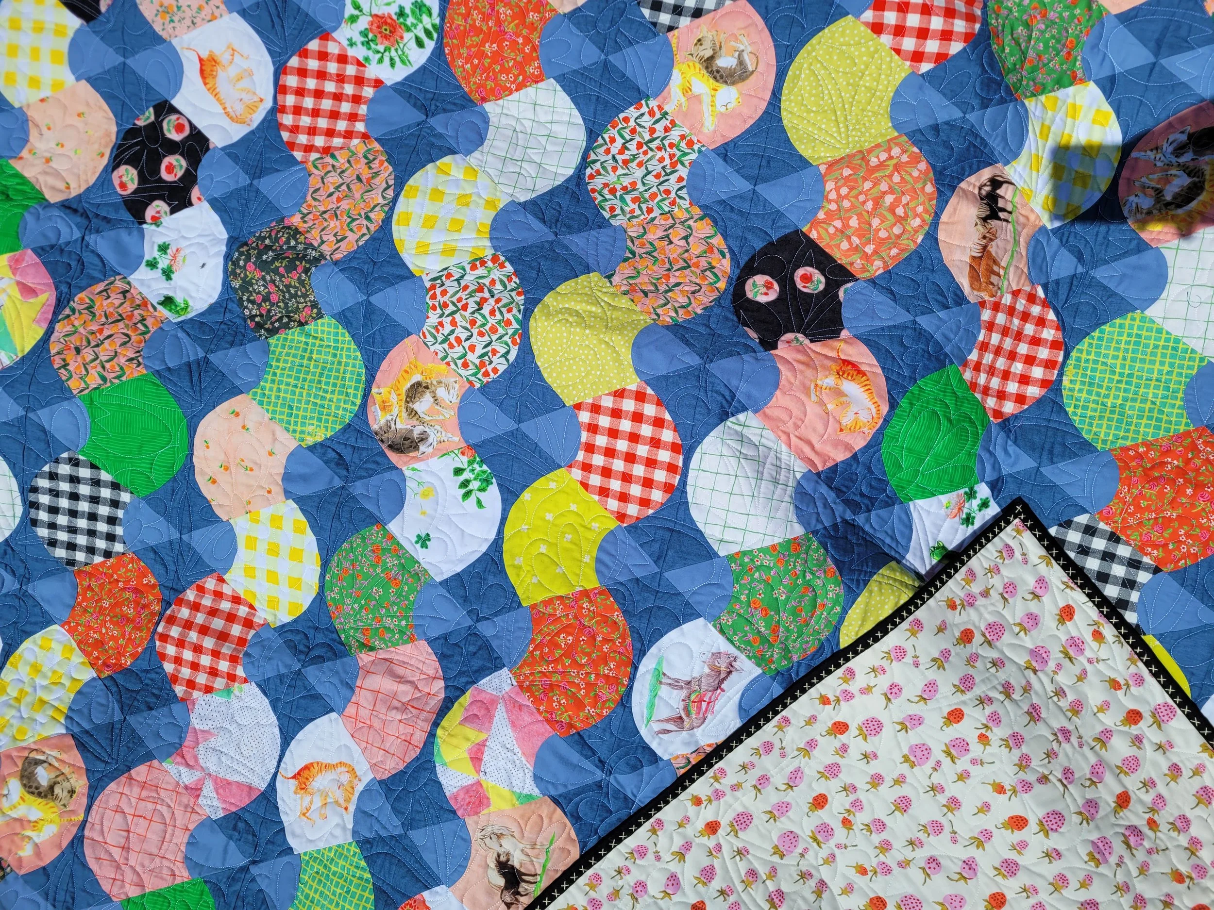 Triangle Fans Quilt PDF
