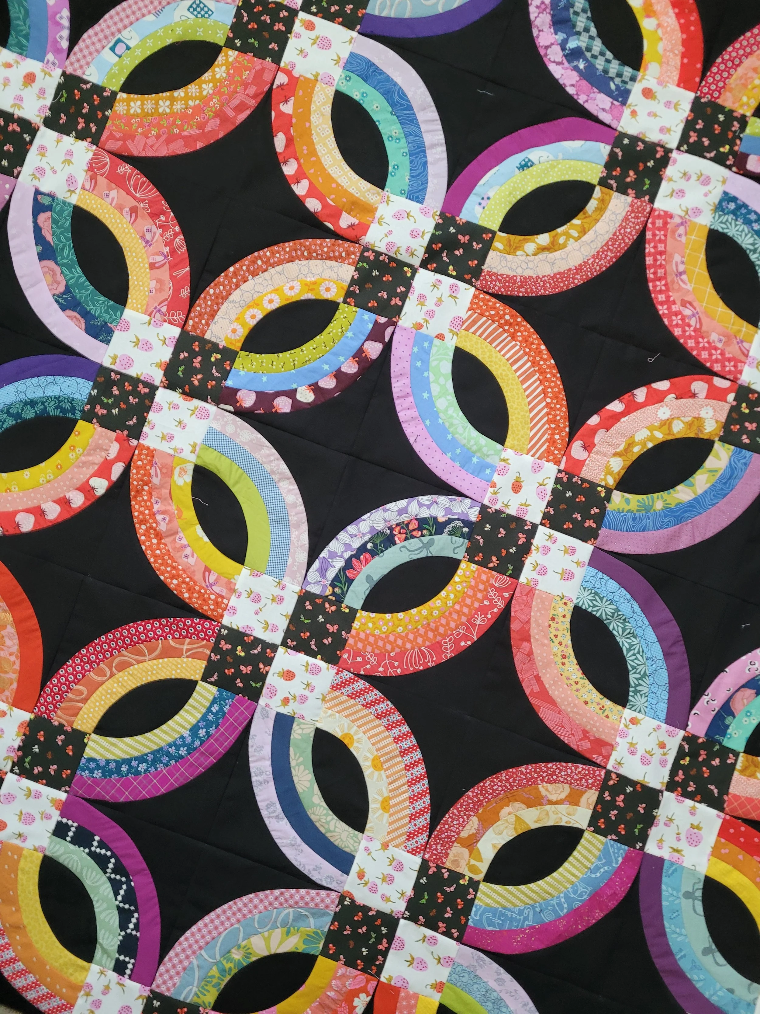 Rainbow Rings Quilt- PDF