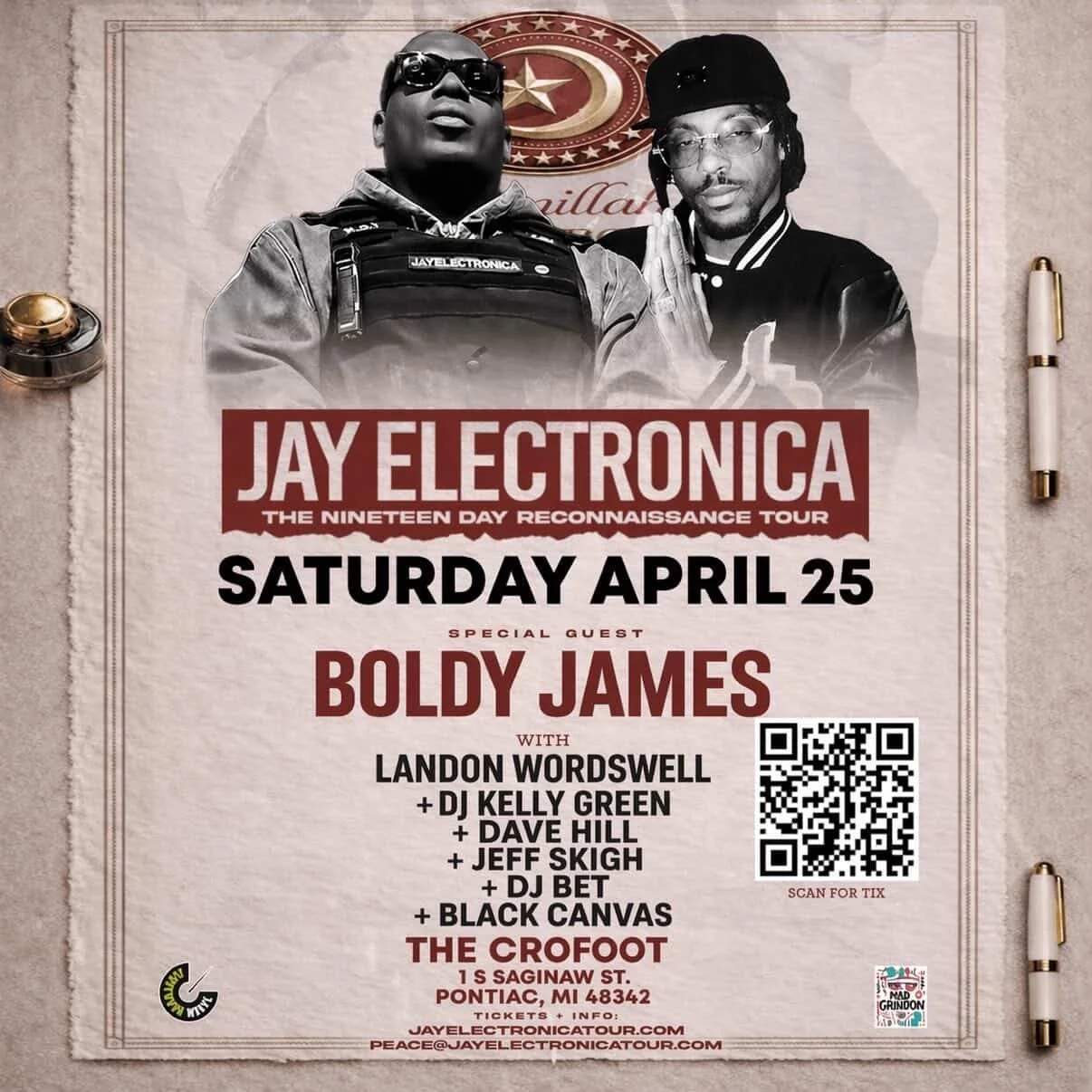 Jay Electronica The 19 Day Renaissance Tour