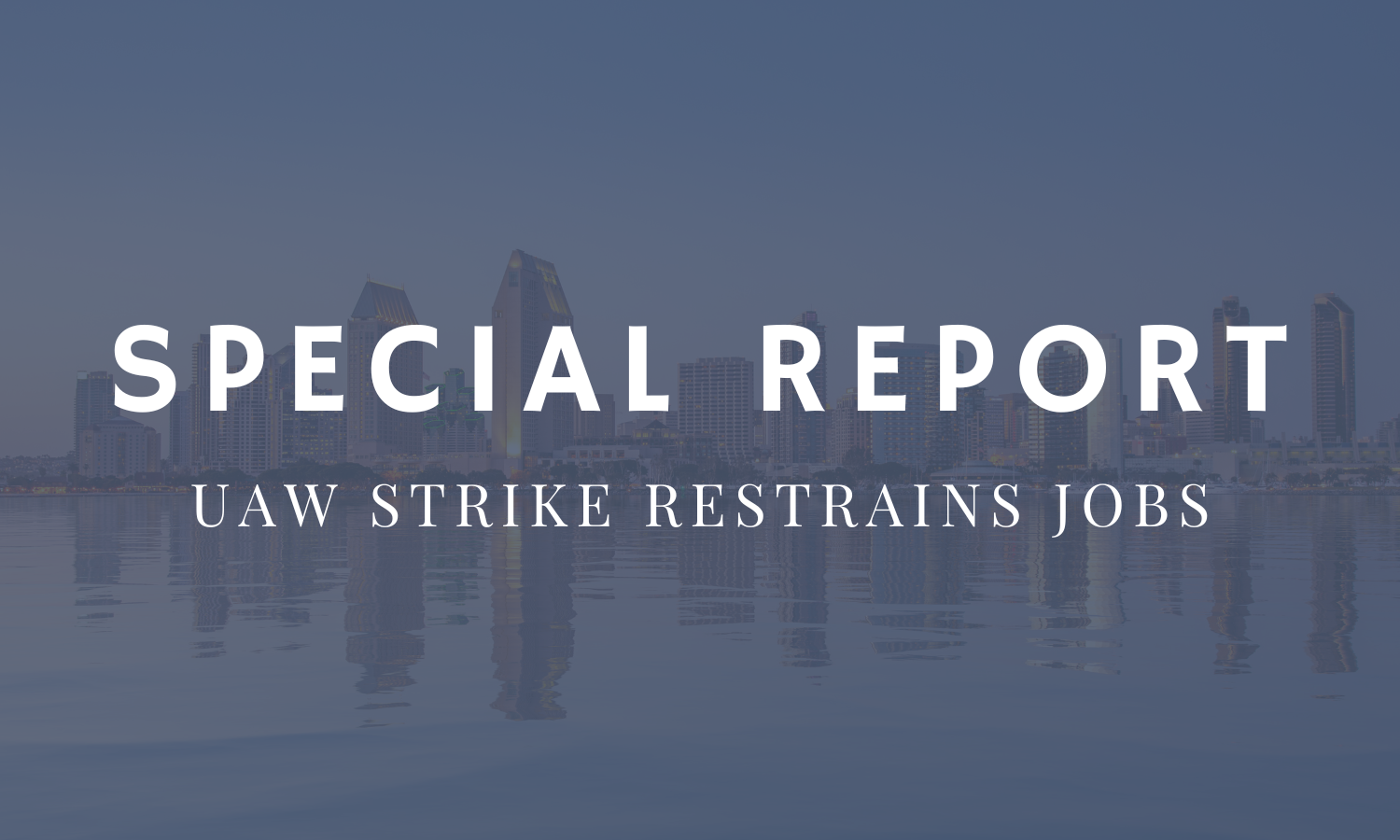 UAW STRIKE RESTRAINS OCTOBER JOB CREATION