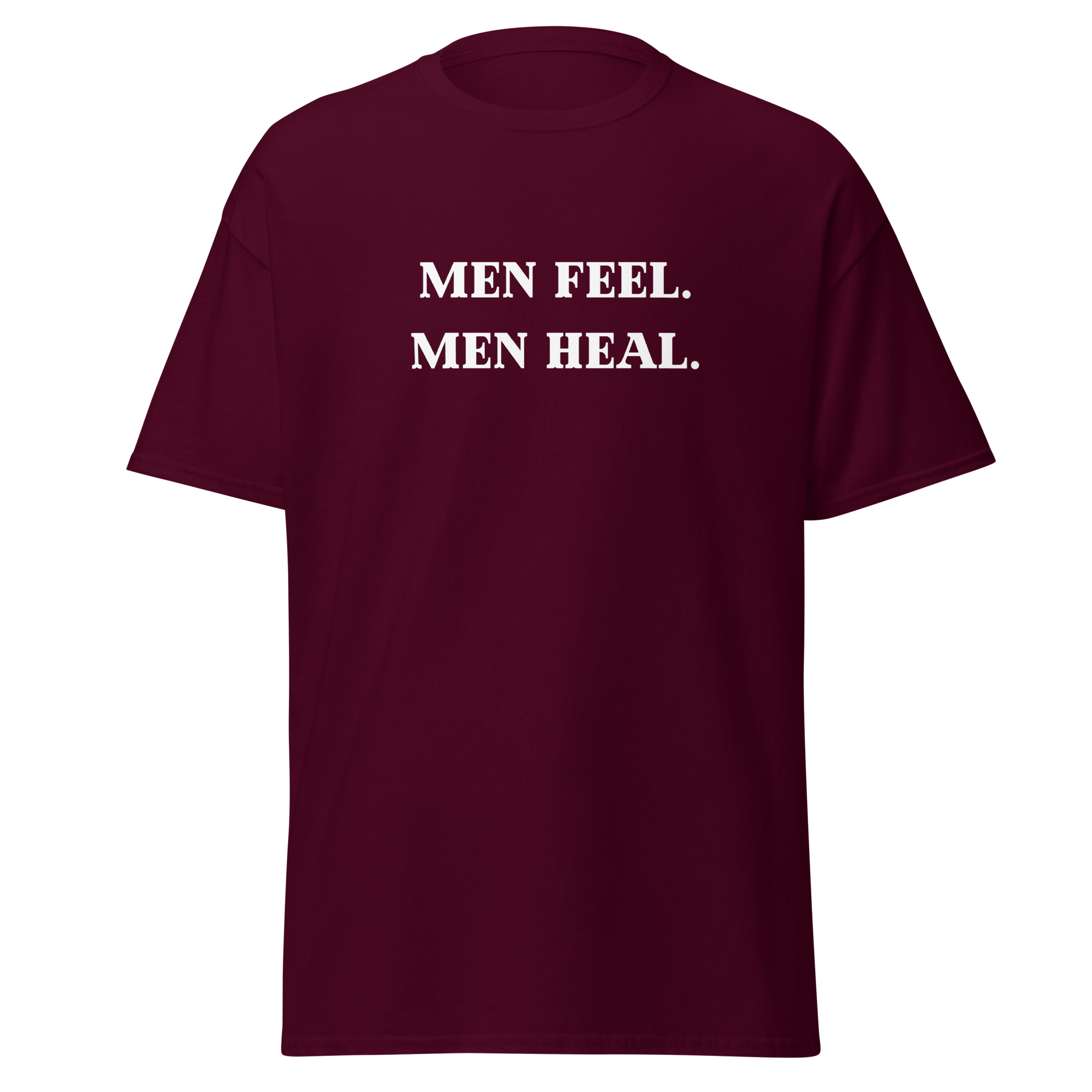unisex-classic-tee-maroon-front-6839247316cd5.png