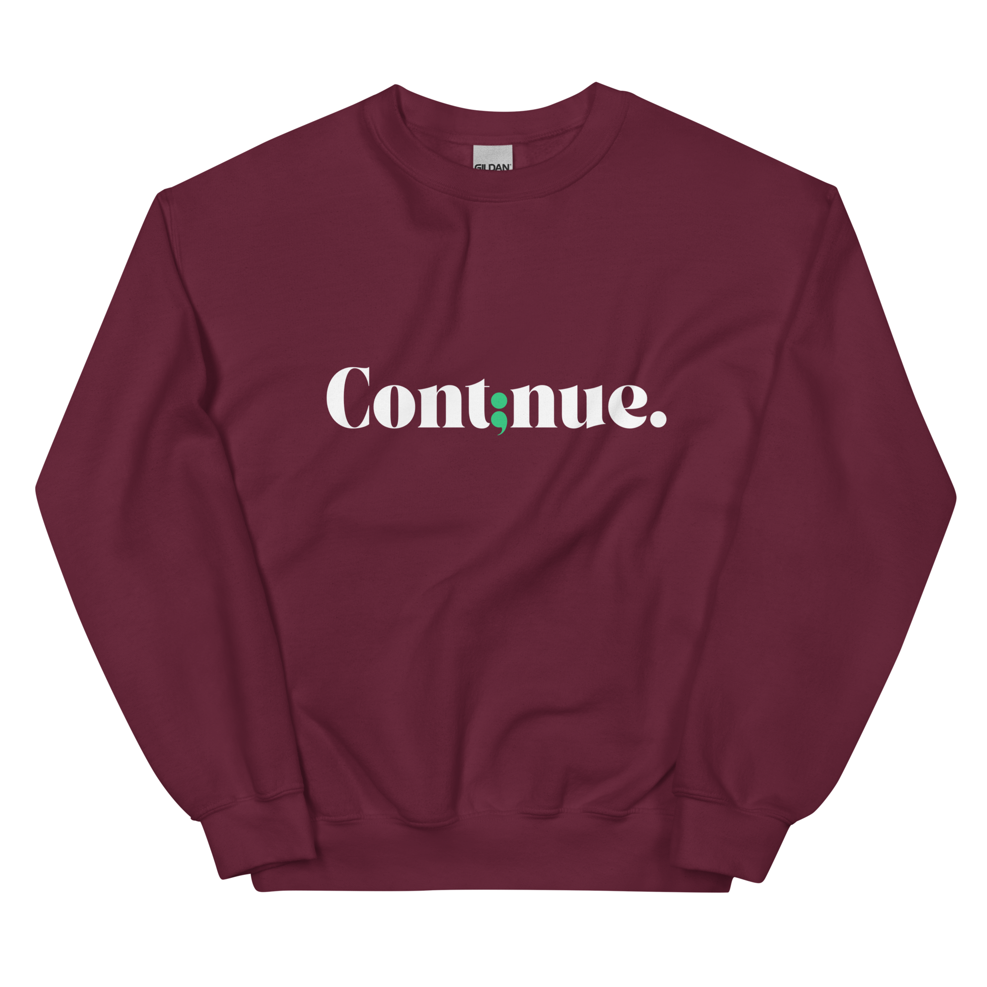 unisex-crew-neck-sweatshirt-maroon-front-68c1e6e119a00.png