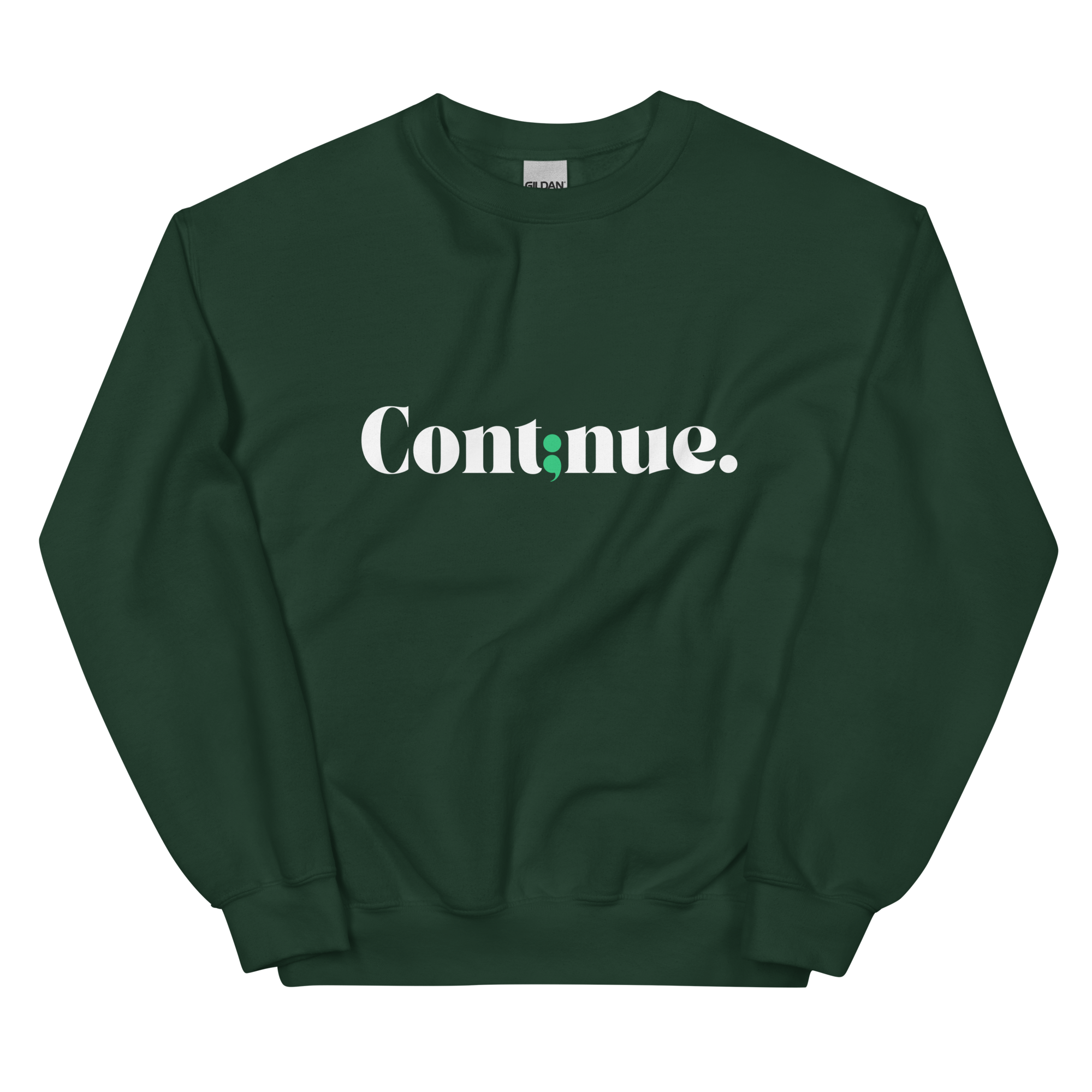unisex-crew-neck-sweatshirt-forest-green-front-68c1e6e122cca.png