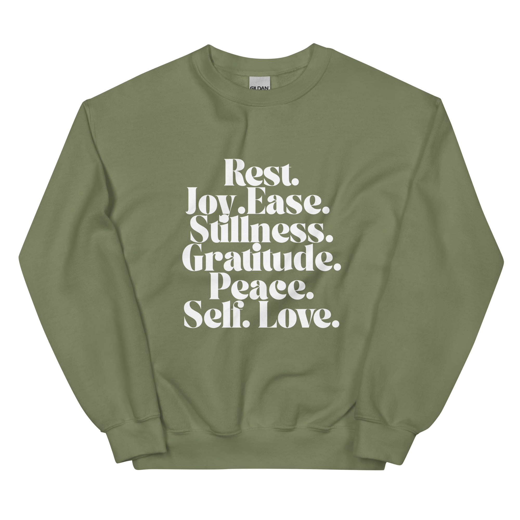 unisex-crew-neck-sweatshirt-military-green-front-69390ee5e3059.png