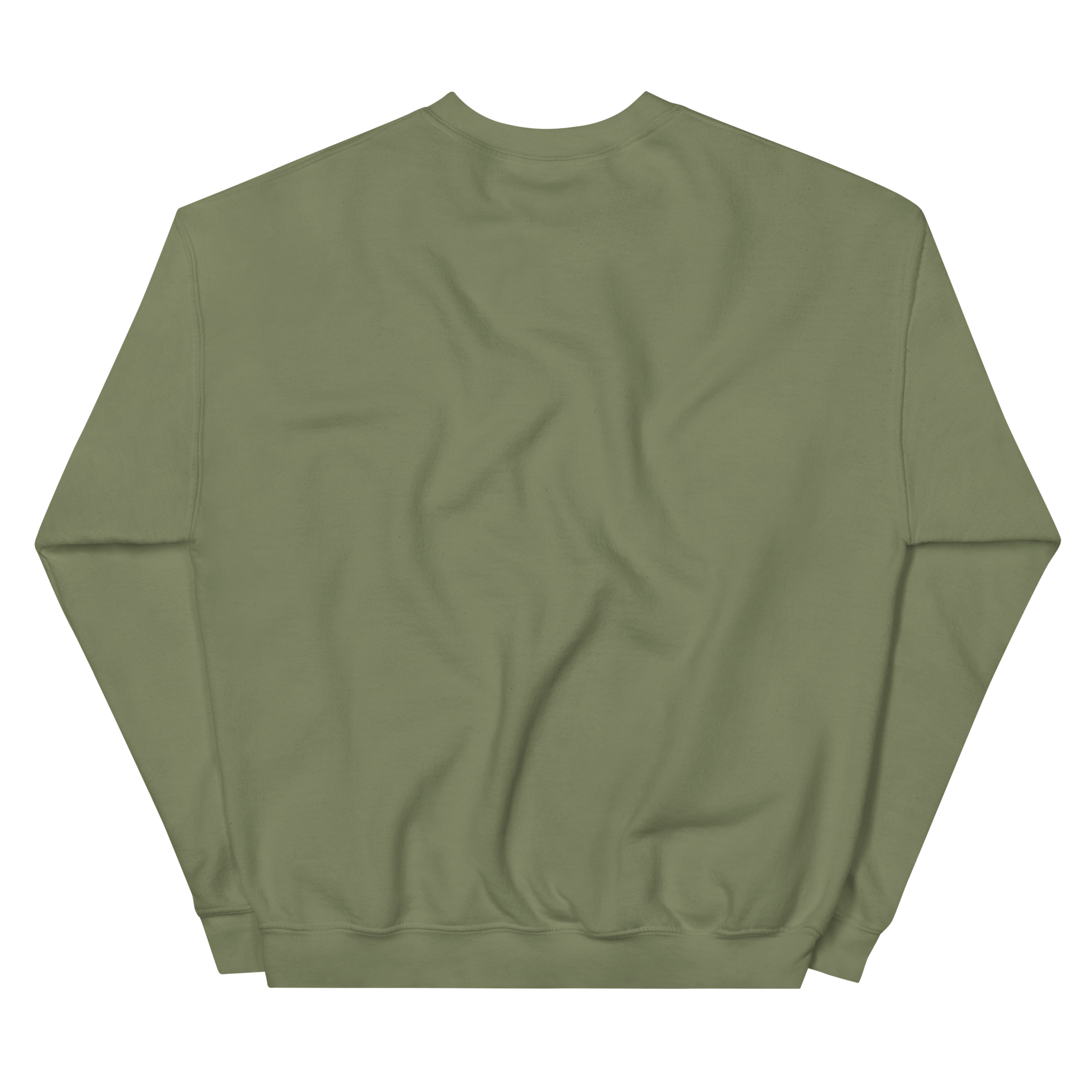 unisex-crew-neck-sweatshirt-military-green-back-69390ee603c1b.png