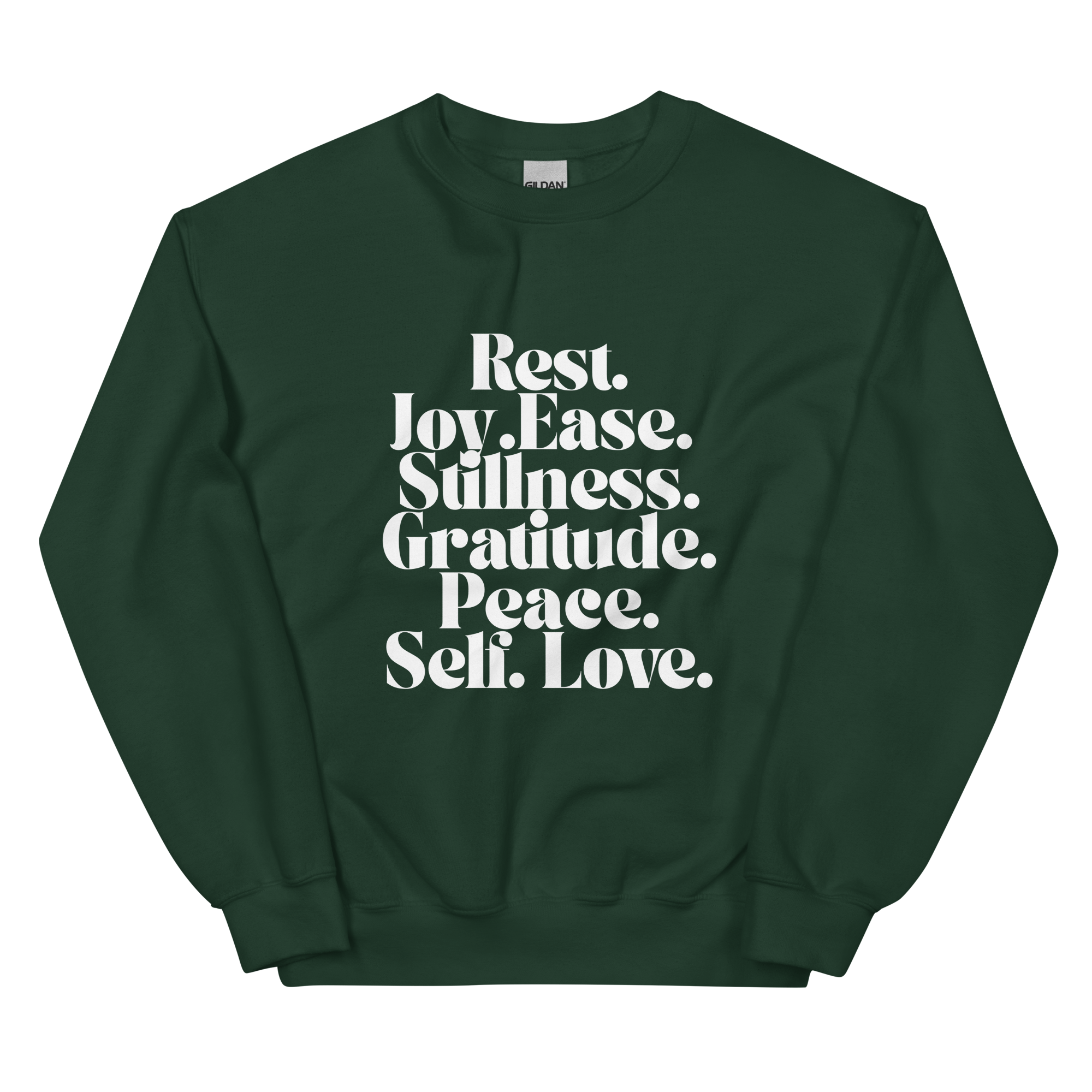 unisex-crew-neck-sweatshirt-forest-green-front-6939101255113.png