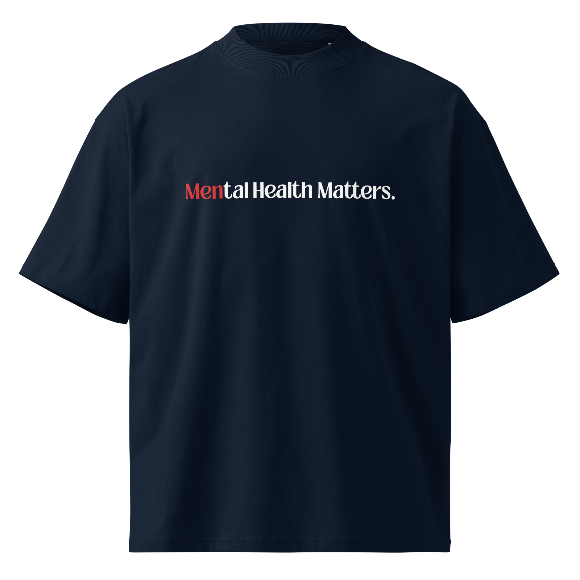unisex-organic-oversized-high-neck-blaster-2.0-t-shirt-french-navy-front-6a42aa49c6c66.png