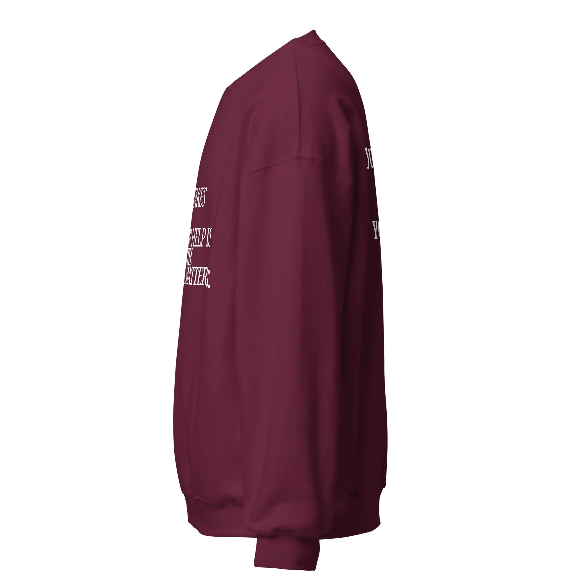 unisex-crew-neck-sweatshirt-maroon-left-6aaed272af432.jpg