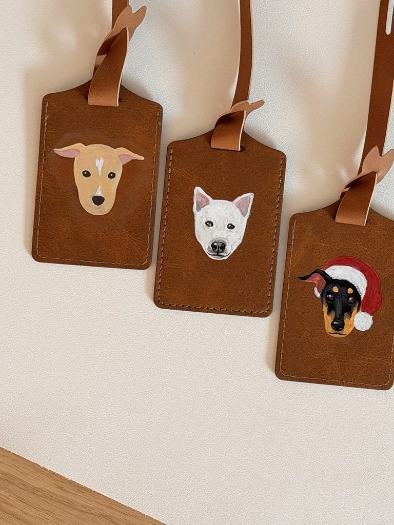 Custom Pet Portrait Tag