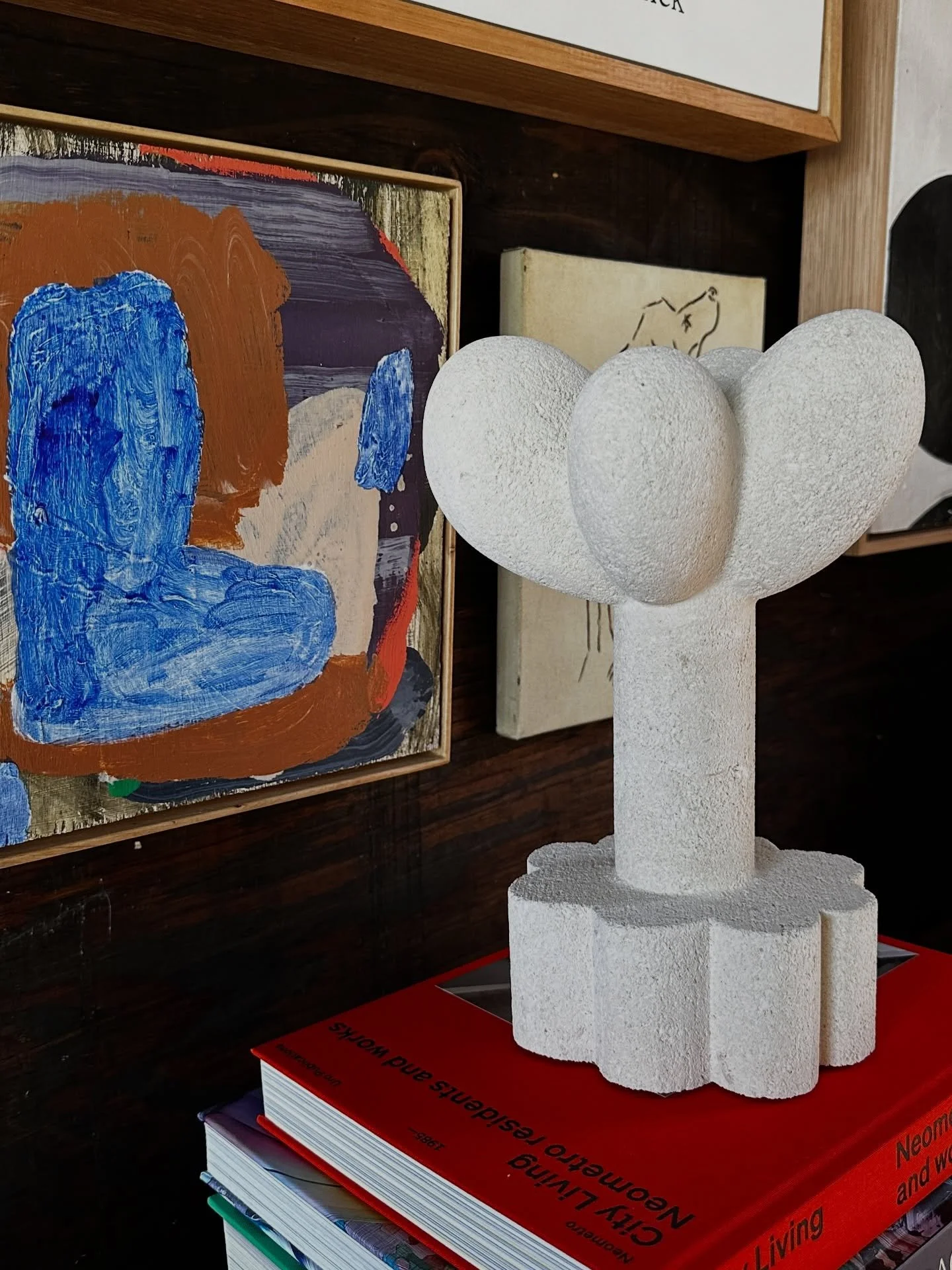 How good is it to live with ART! I&rsquo;ve recently added to our collection at home and love how they&rsquo;ve settled in! Welcome to the family @dianaellinger @neighbourhood_studio &amp; @tali.steer! #artlove #artcollector #artathome