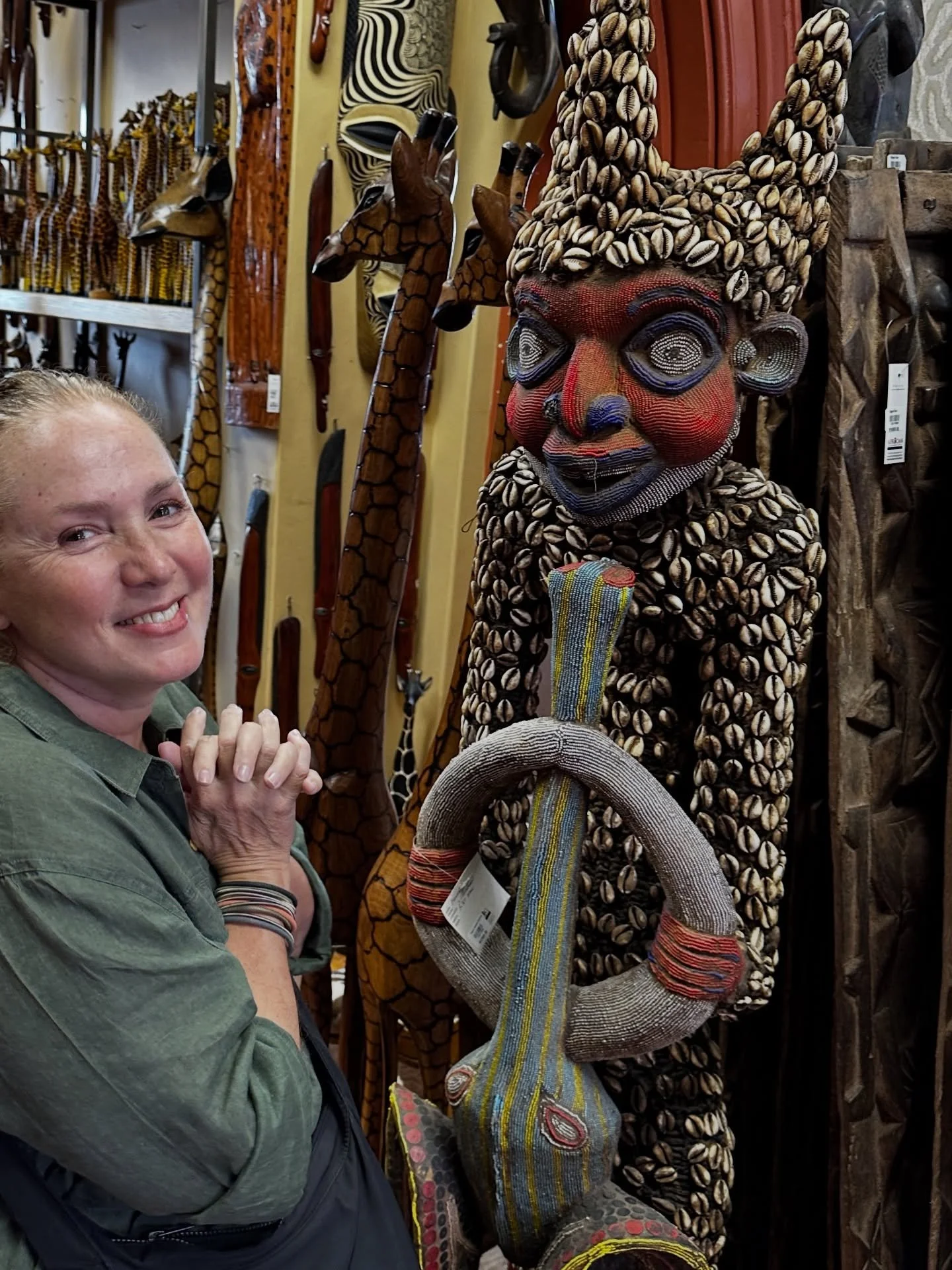 Went back to @african_trading_port for another look today! Just so much to see! Africa under one roof! #africanart #africantradingport #waterfront #capetown #southafrica #africanartists #africanartifacts