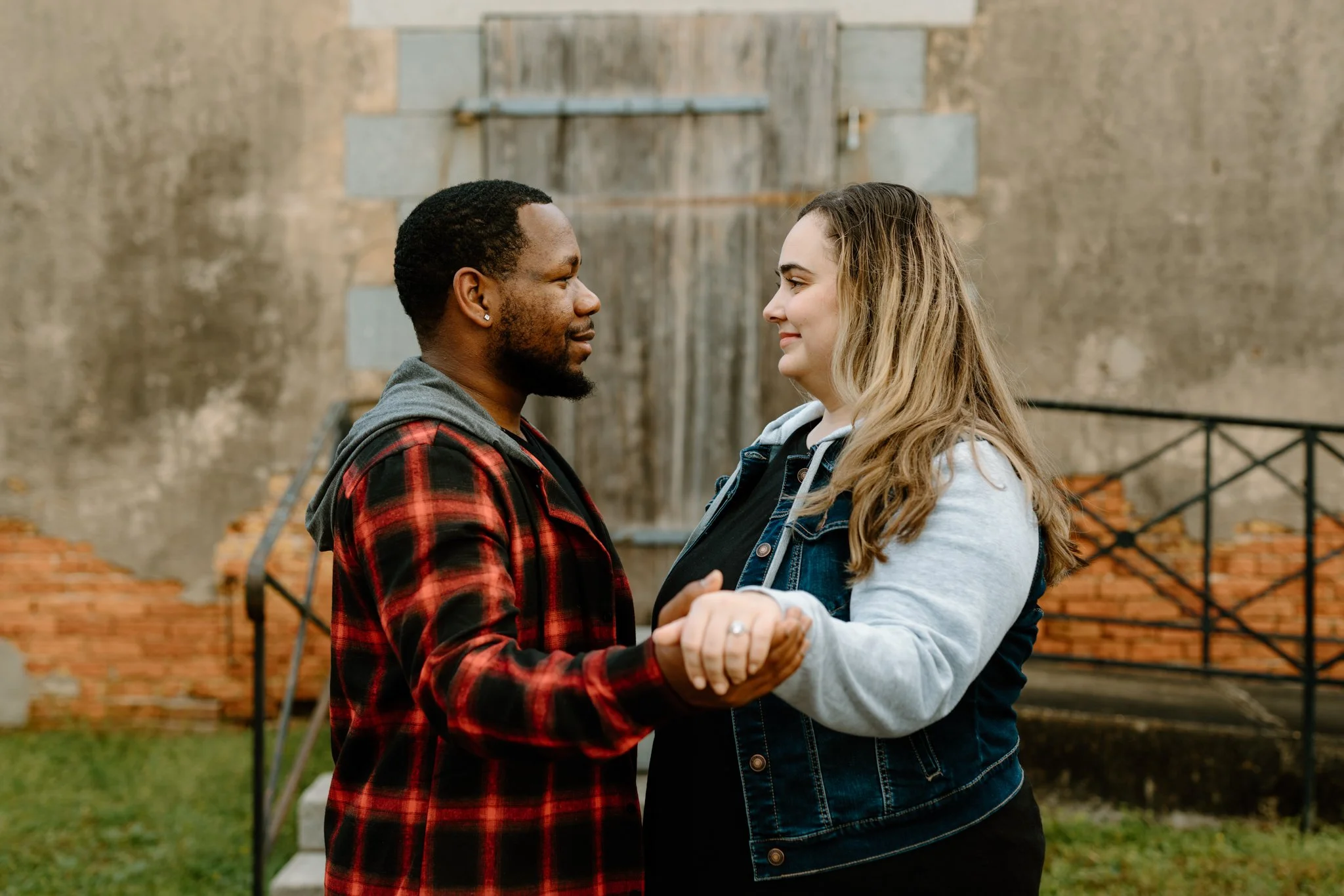 Kirsten + Quinte  Engagement Session in Downtown Baton Rouge _ Arsenal Park-26.jpg