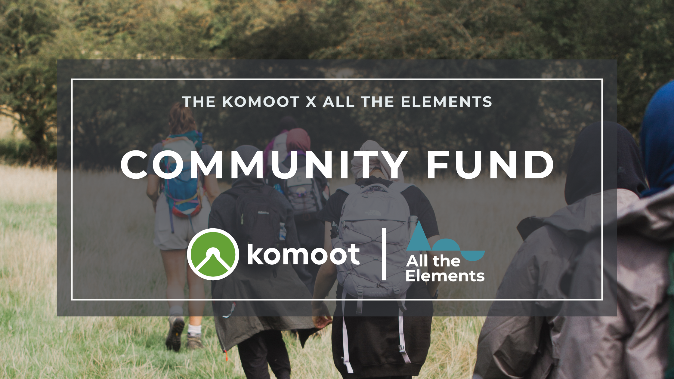 The komoot x All The Elements Community Fund 2026 is Now Open