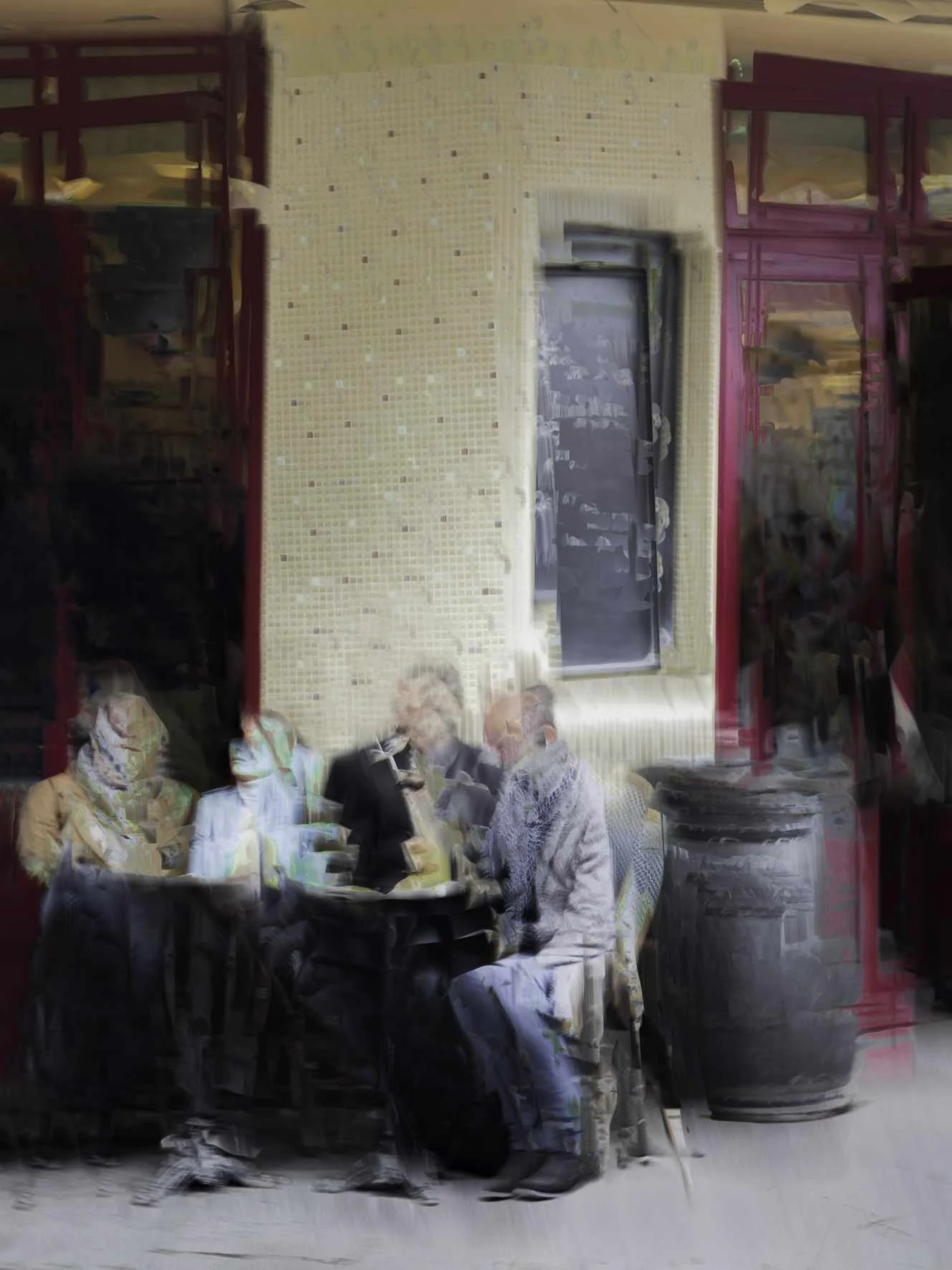Rue Temple Terrasse 100×75cm - 5ed 2017