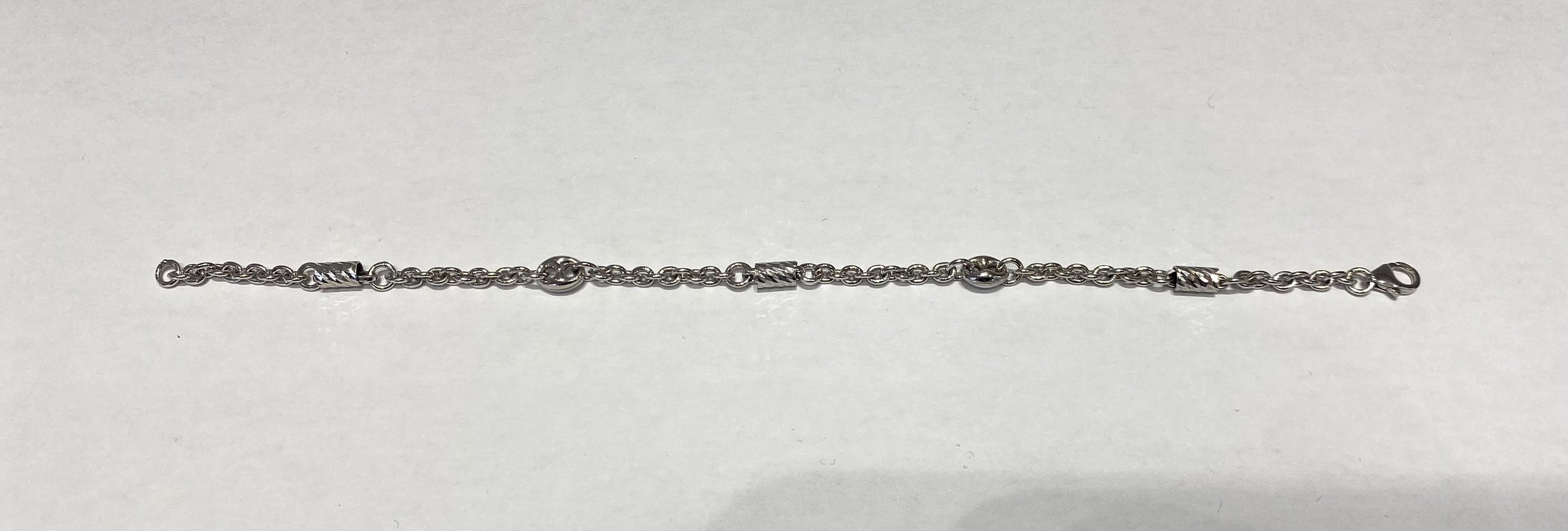 Bracelet Grain de Café 5,5 mm + Tubes 18 cm