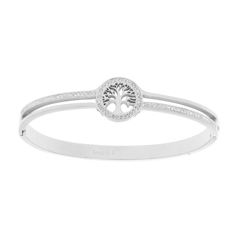 Bracelet Acier Arbre de Vie