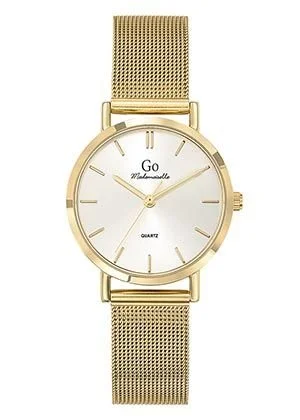 Montre Go Dorée Bracelet Milanais Doré